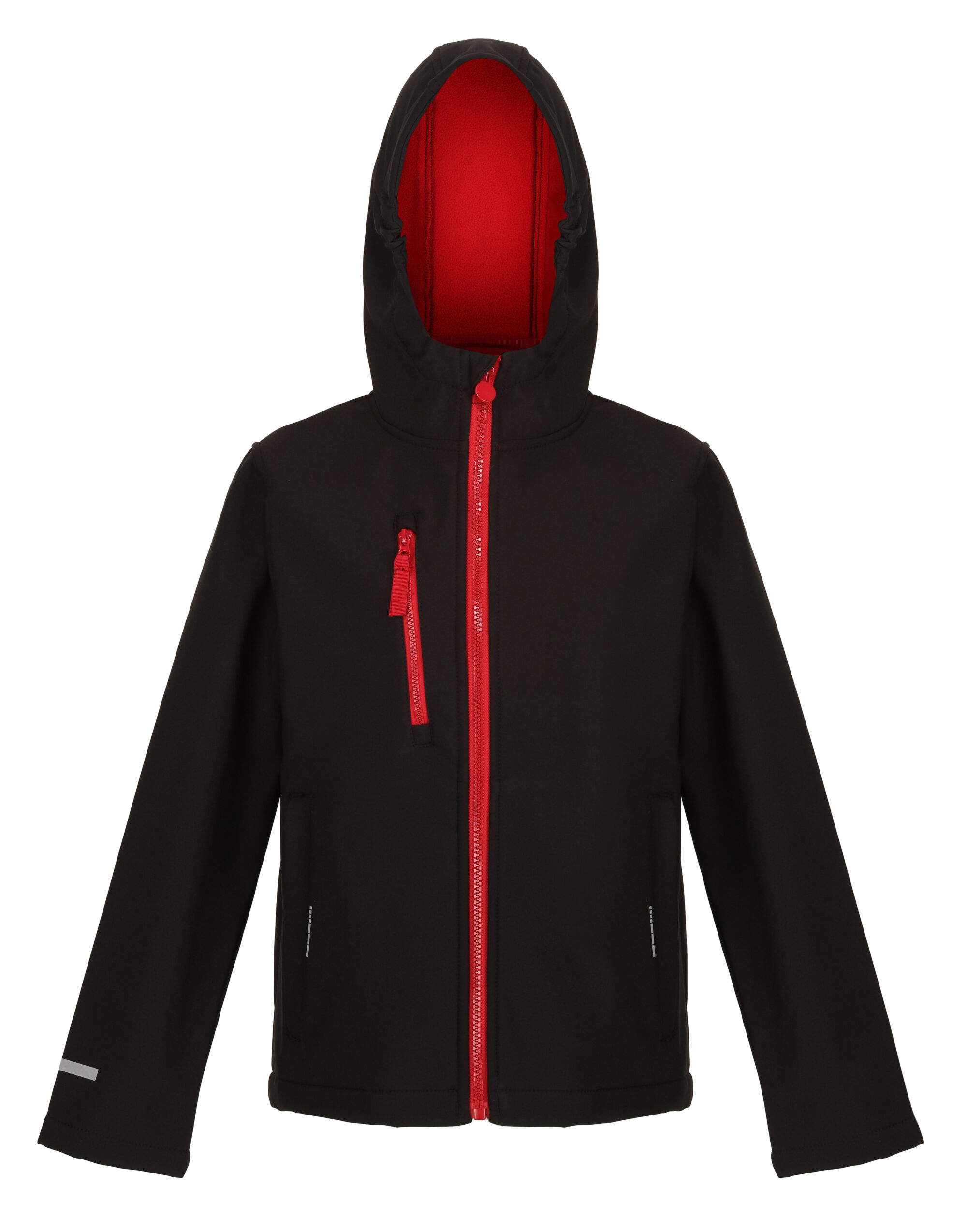 TRA735 Ablaze 3 Layer Softshell Black/Classic Red