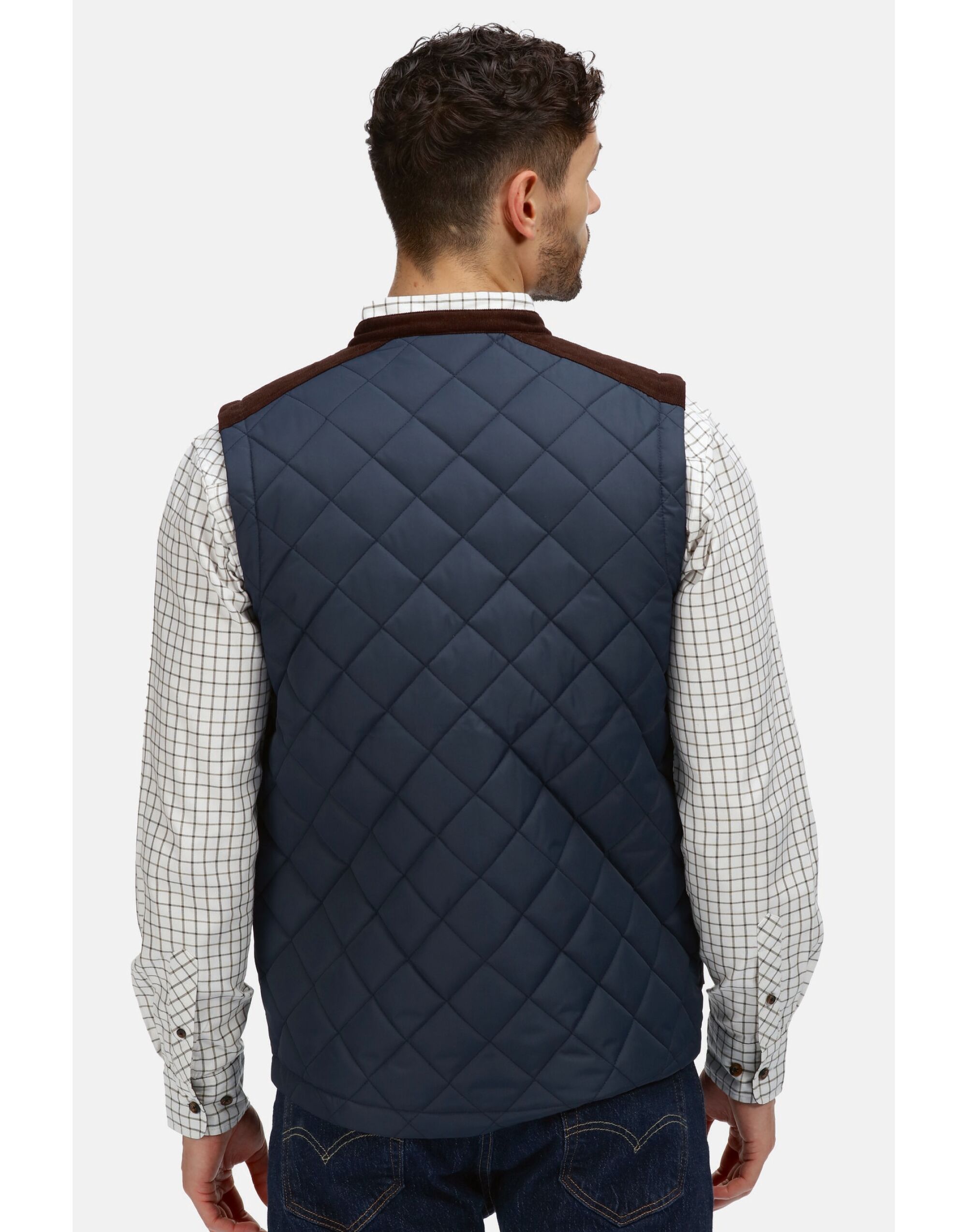 TRA876 Moreton Quilted Gilet Navy
