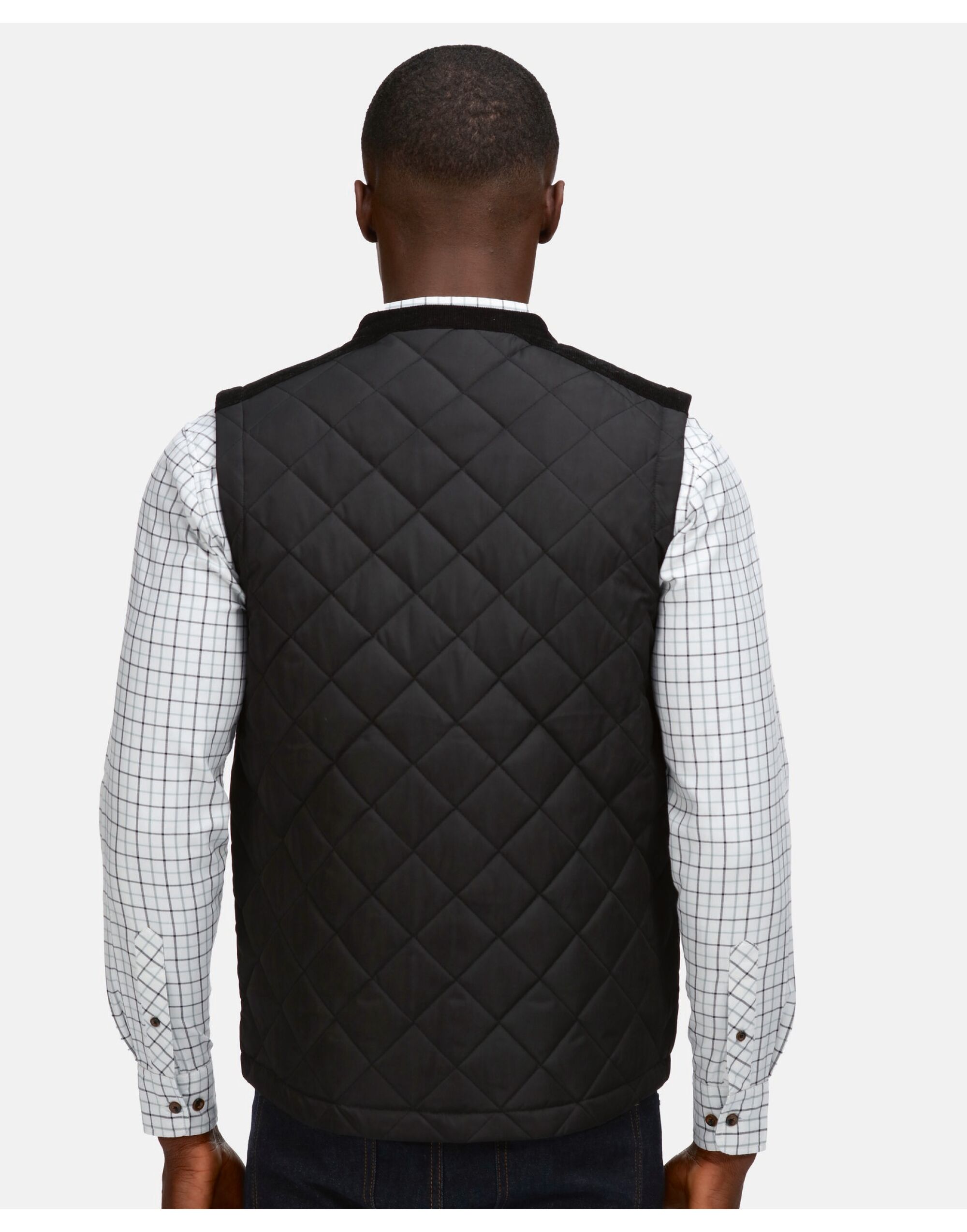 TRA876 Moreton Quilted Gilet Black