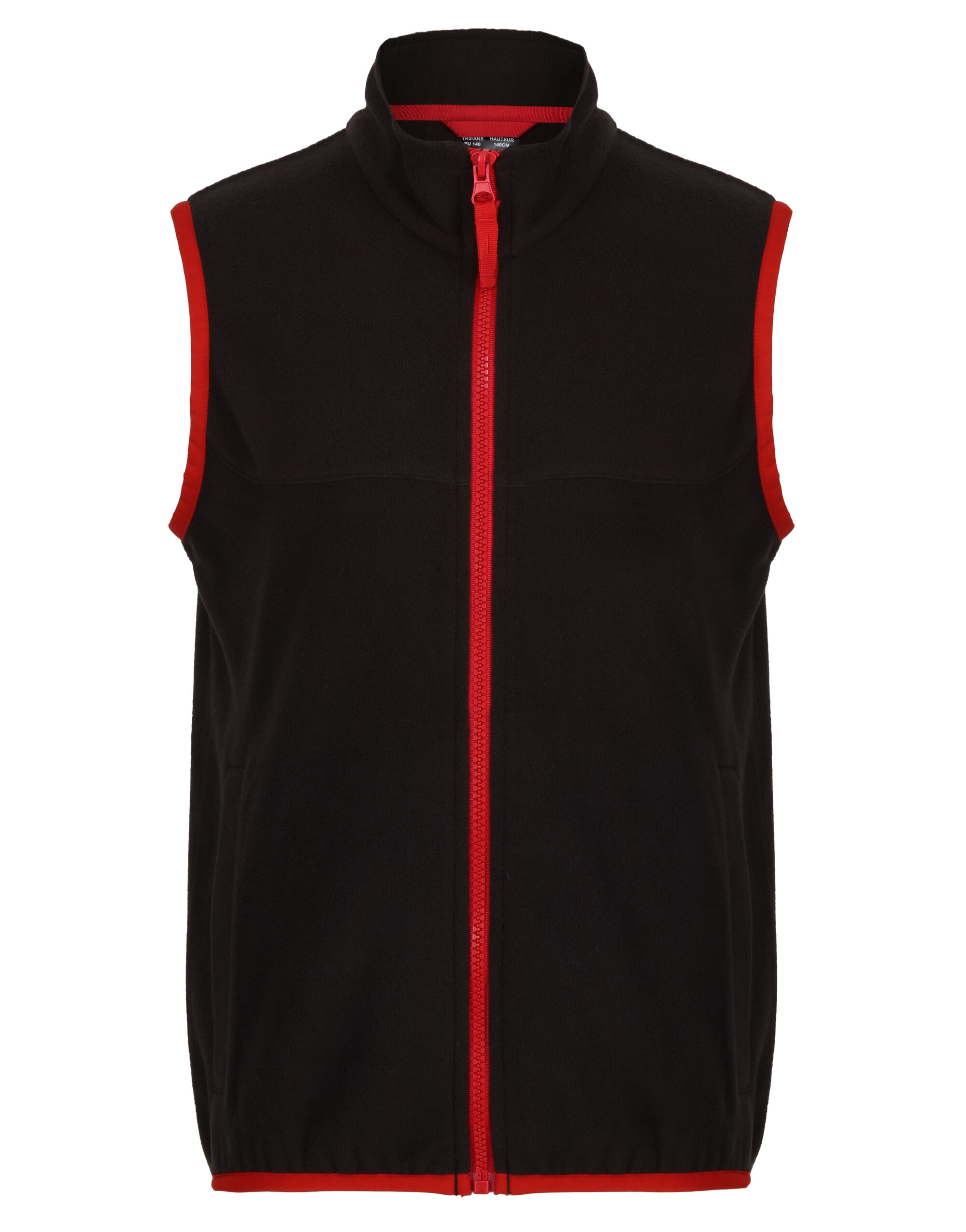 TRA883 Micro Fleece Bodywarmer Black/Classic Red TRA883 Micro Fleece Bodywarmer Black/Classic Red