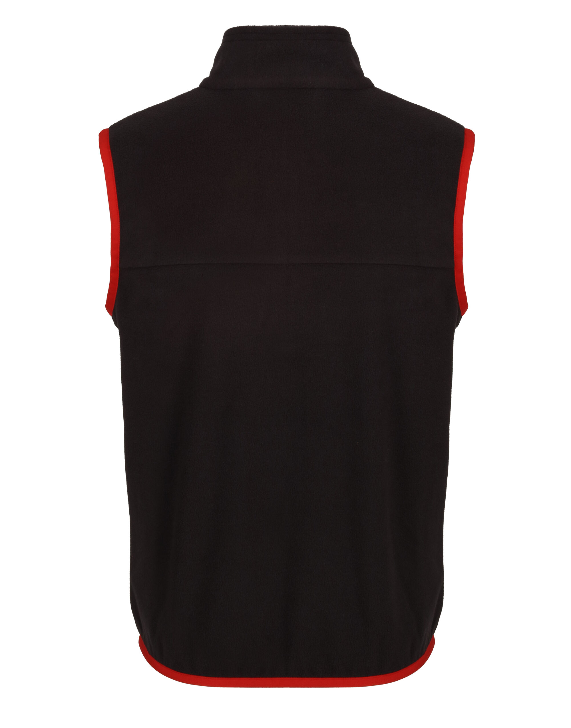 TRA883 Micro Fleece Bodywarmer Black/Classic Red