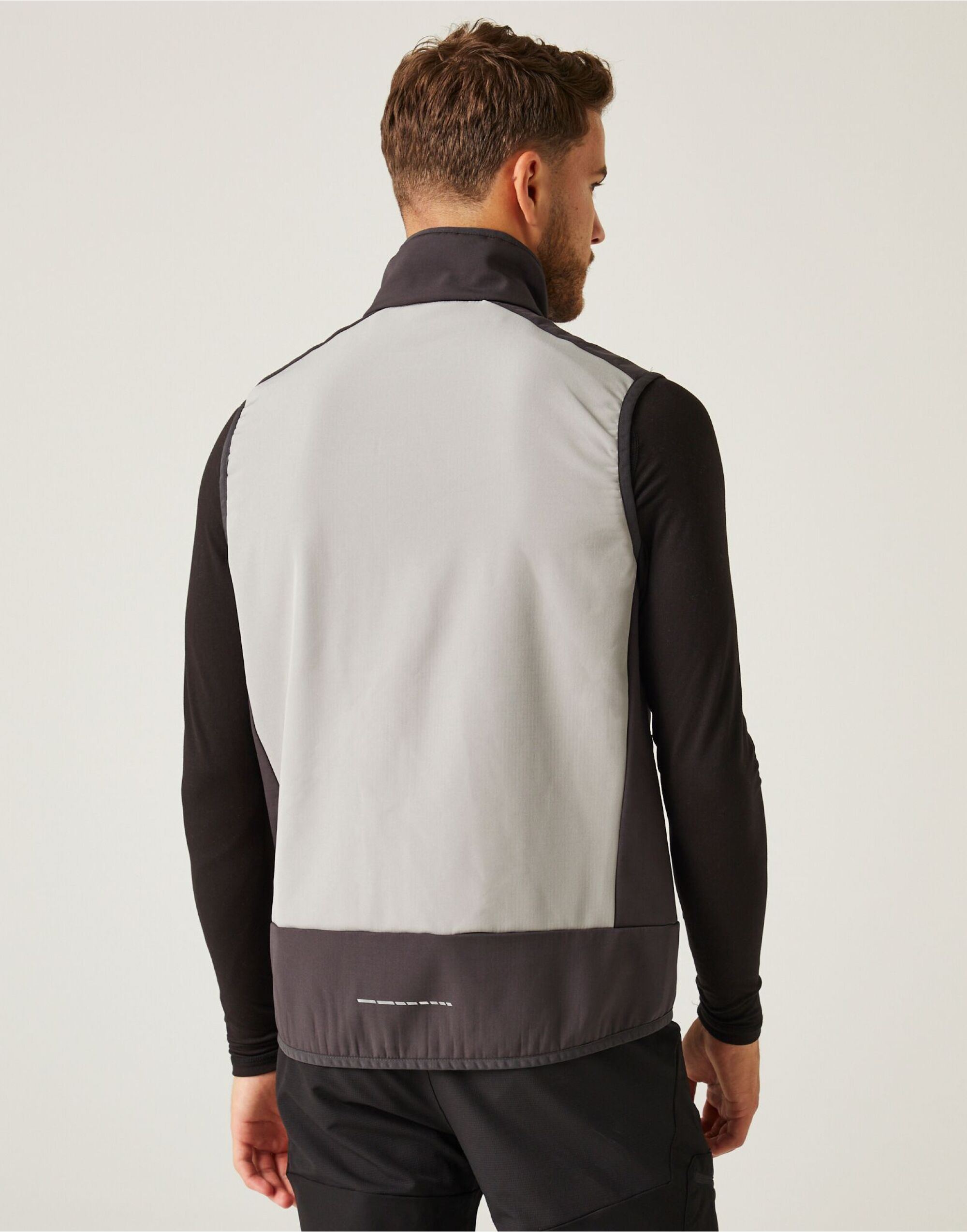 TRA907 E-Volve Unisex Two Layer SoftShell BodyWarmer Mineral Grey/Ash