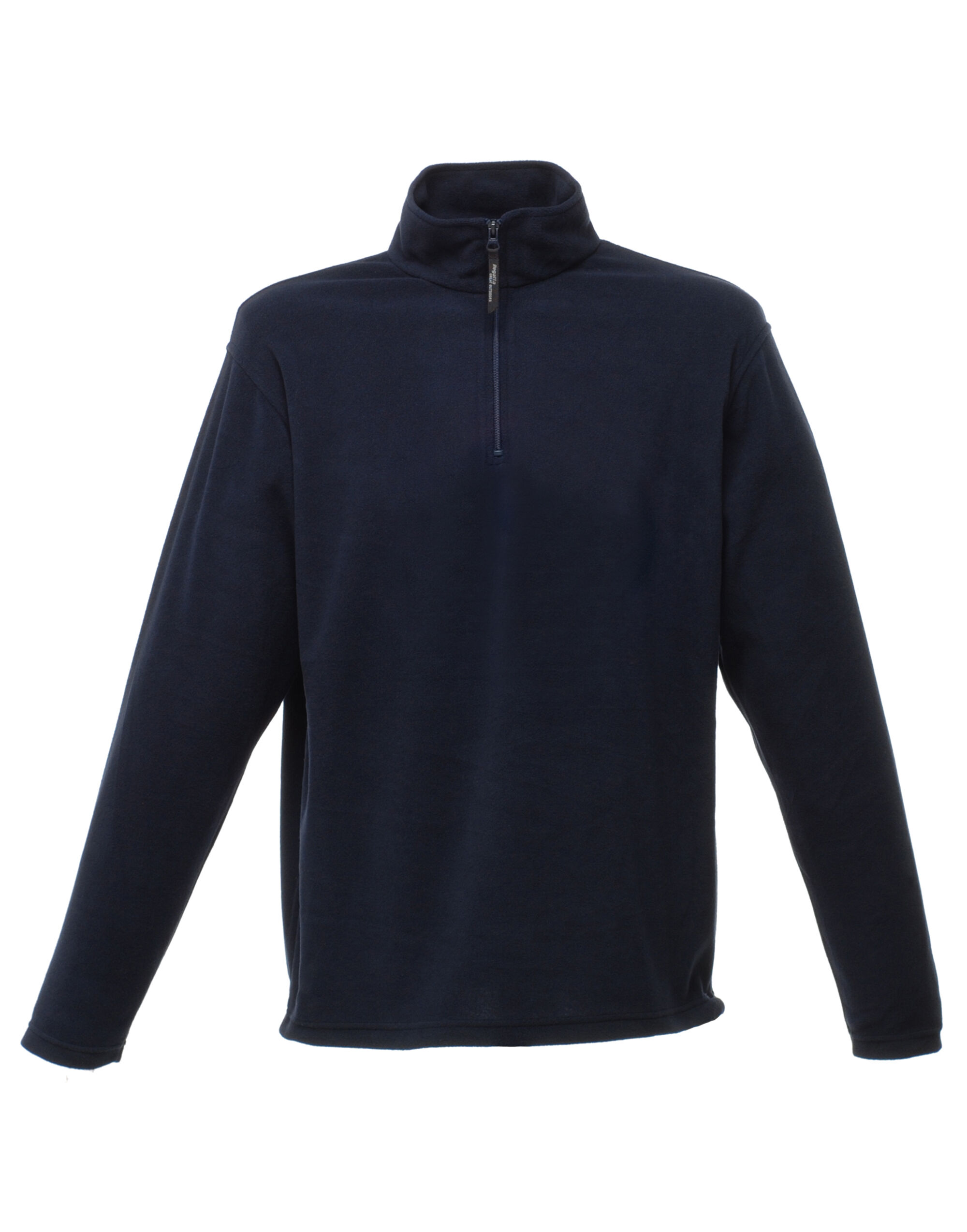 TRF549 Dark Navy Micro Zip Neck Fleece