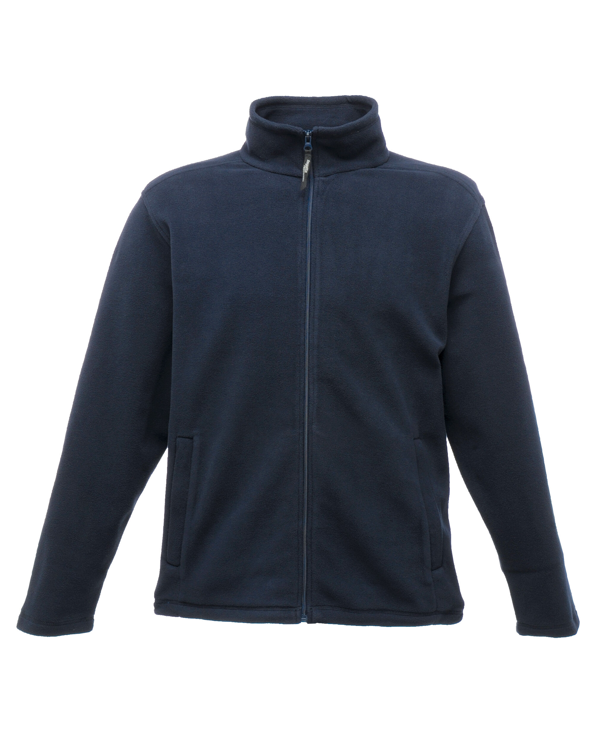 TRF557 Dark Navy Micro Full Zip Fleece