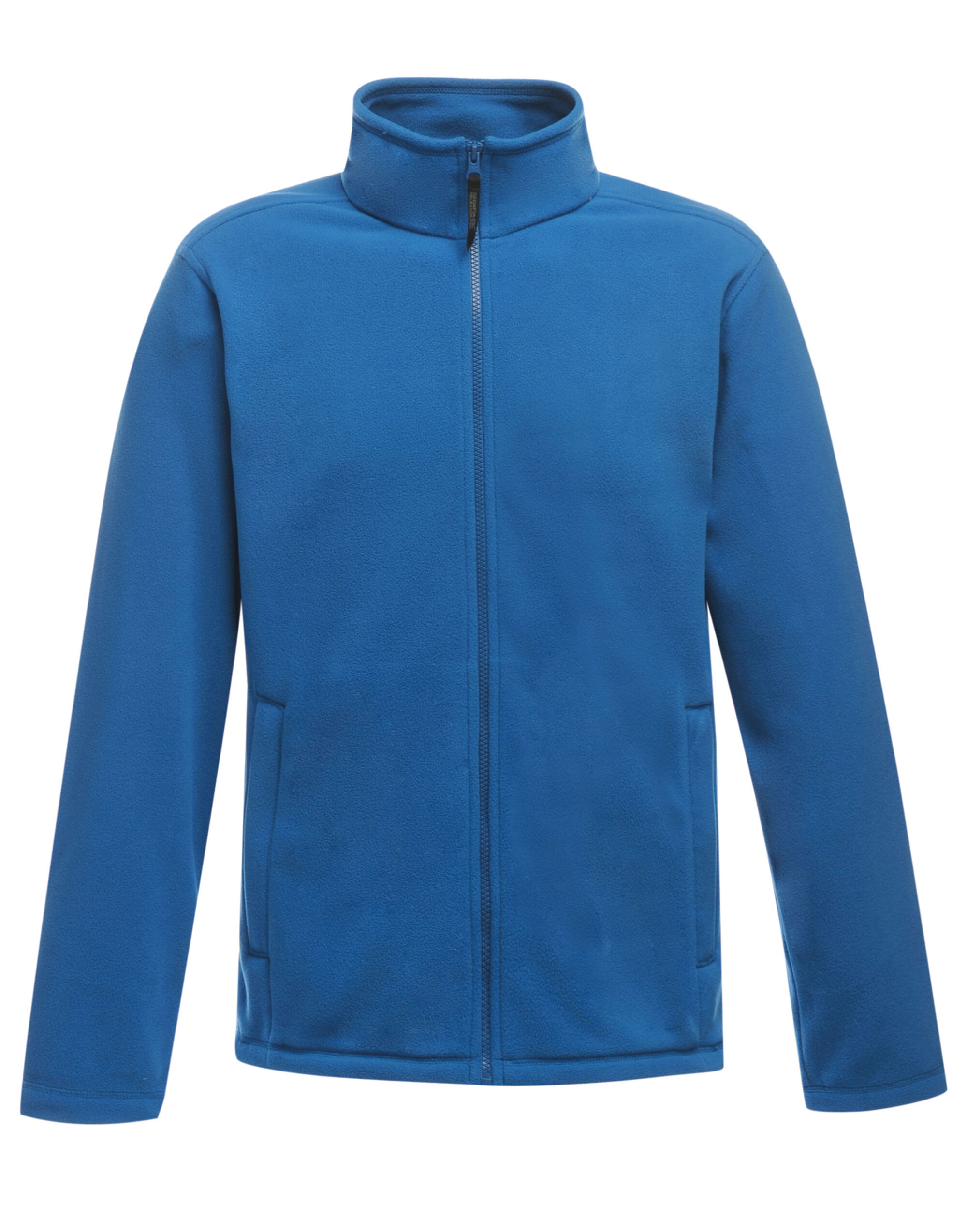 TRF557 Oxford Blue Micro Full Zip Fleece