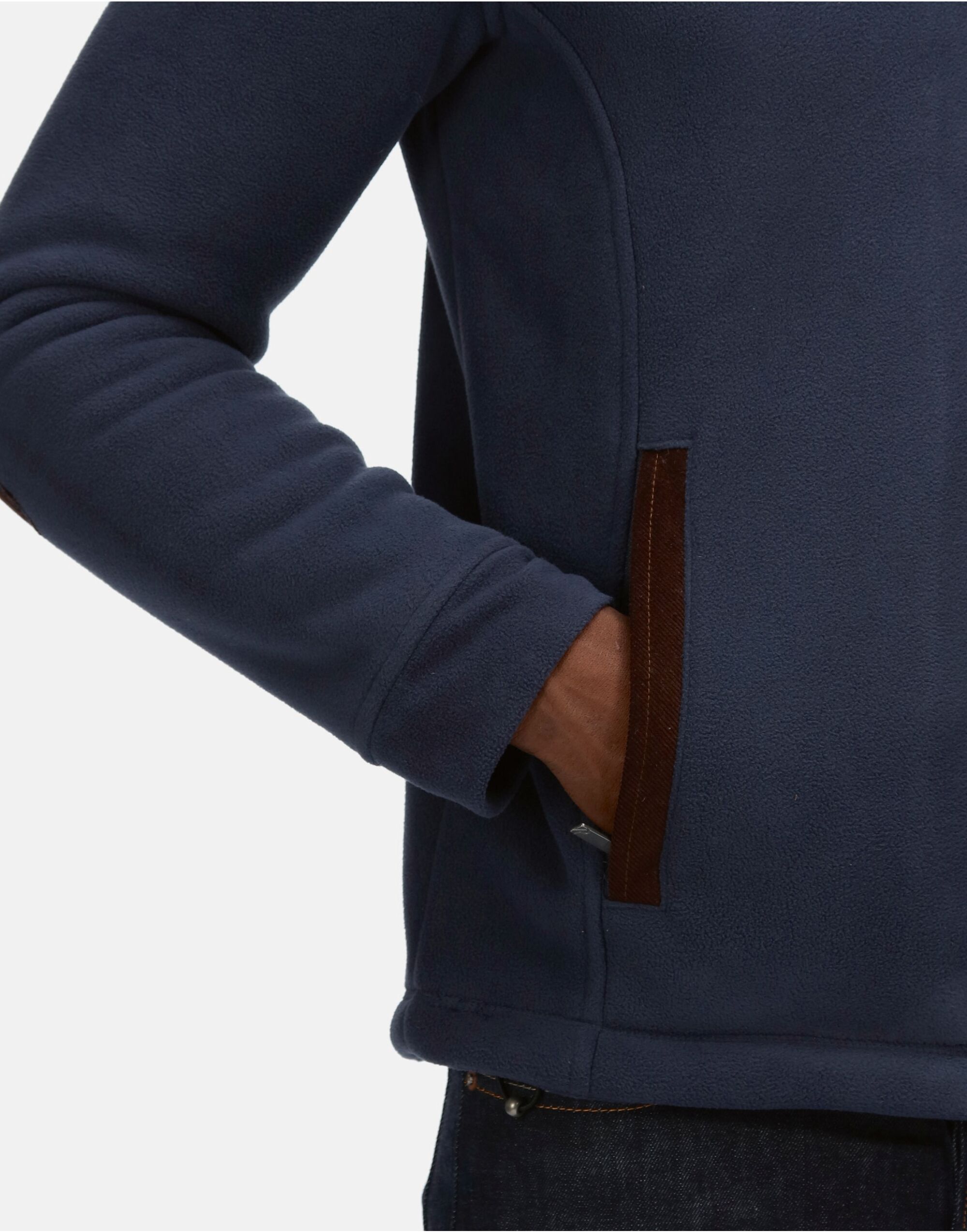 TRF666 Navy Faversham Full Zip Fleece