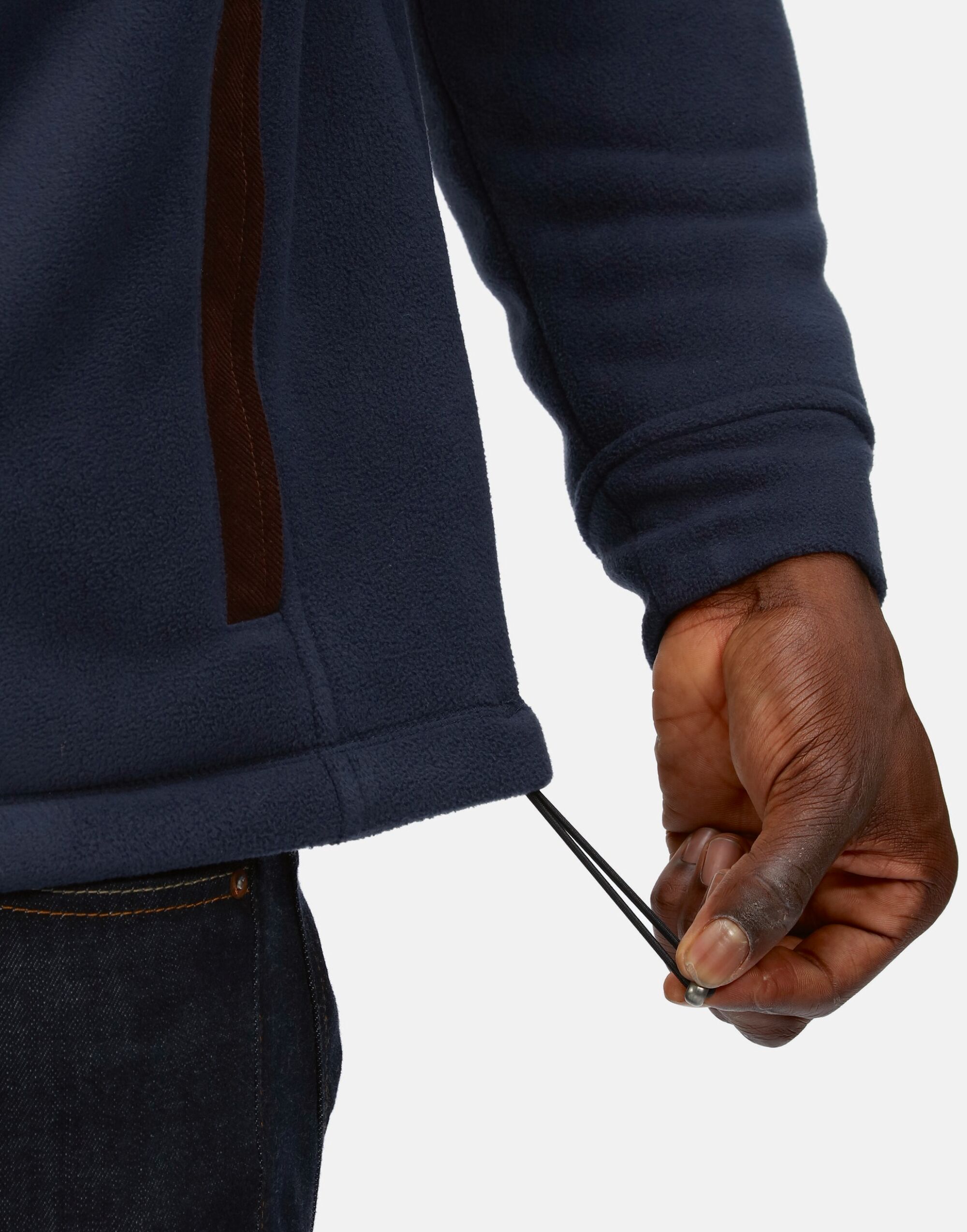 TRF666 Navy Faversham Full Zip Fleece