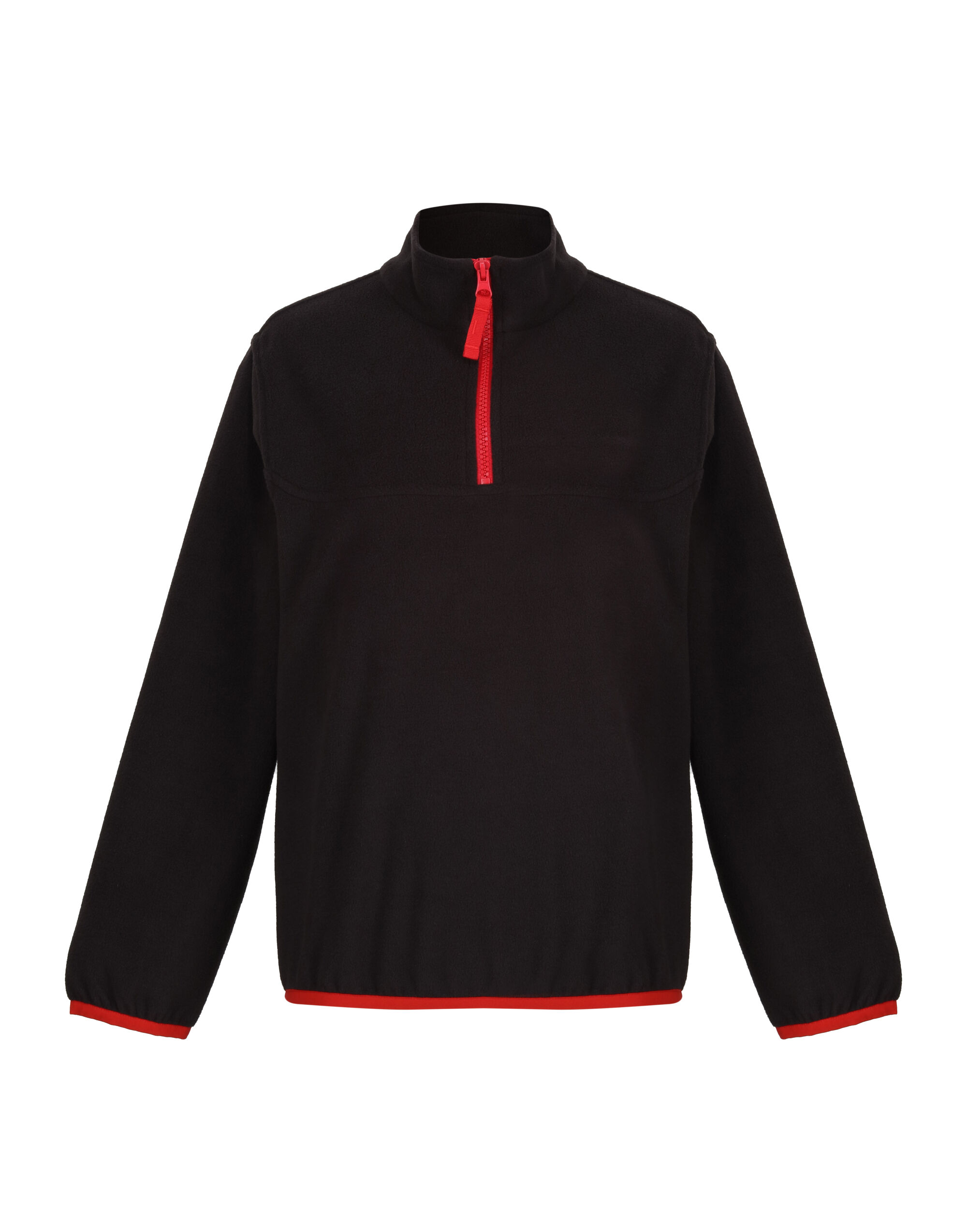 TRF679 Micro Fleece Half Zip Black/Classic Red TRF679 Micro Fleece Half Zip Black/Classic Red