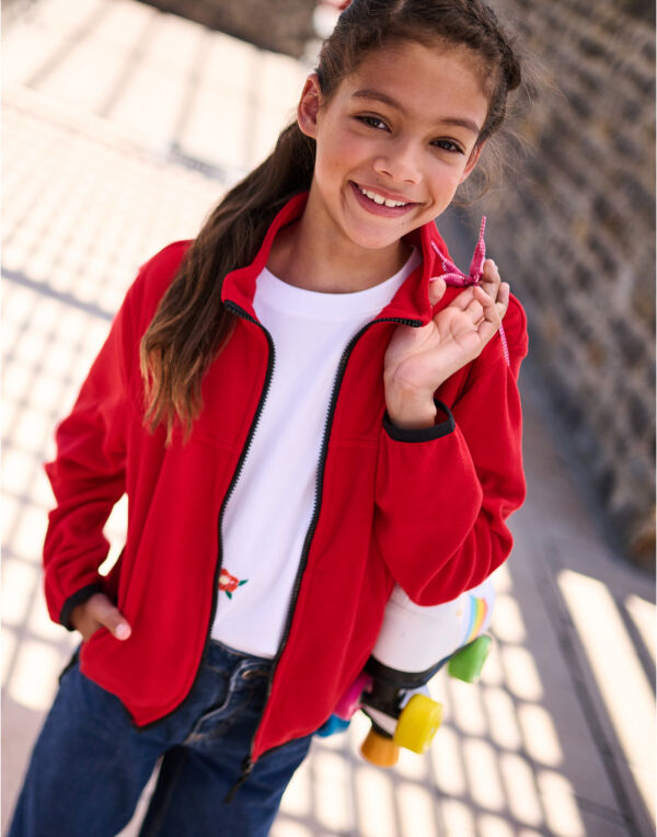 TRF688 Full Zip Microfleece Classic Red/Black