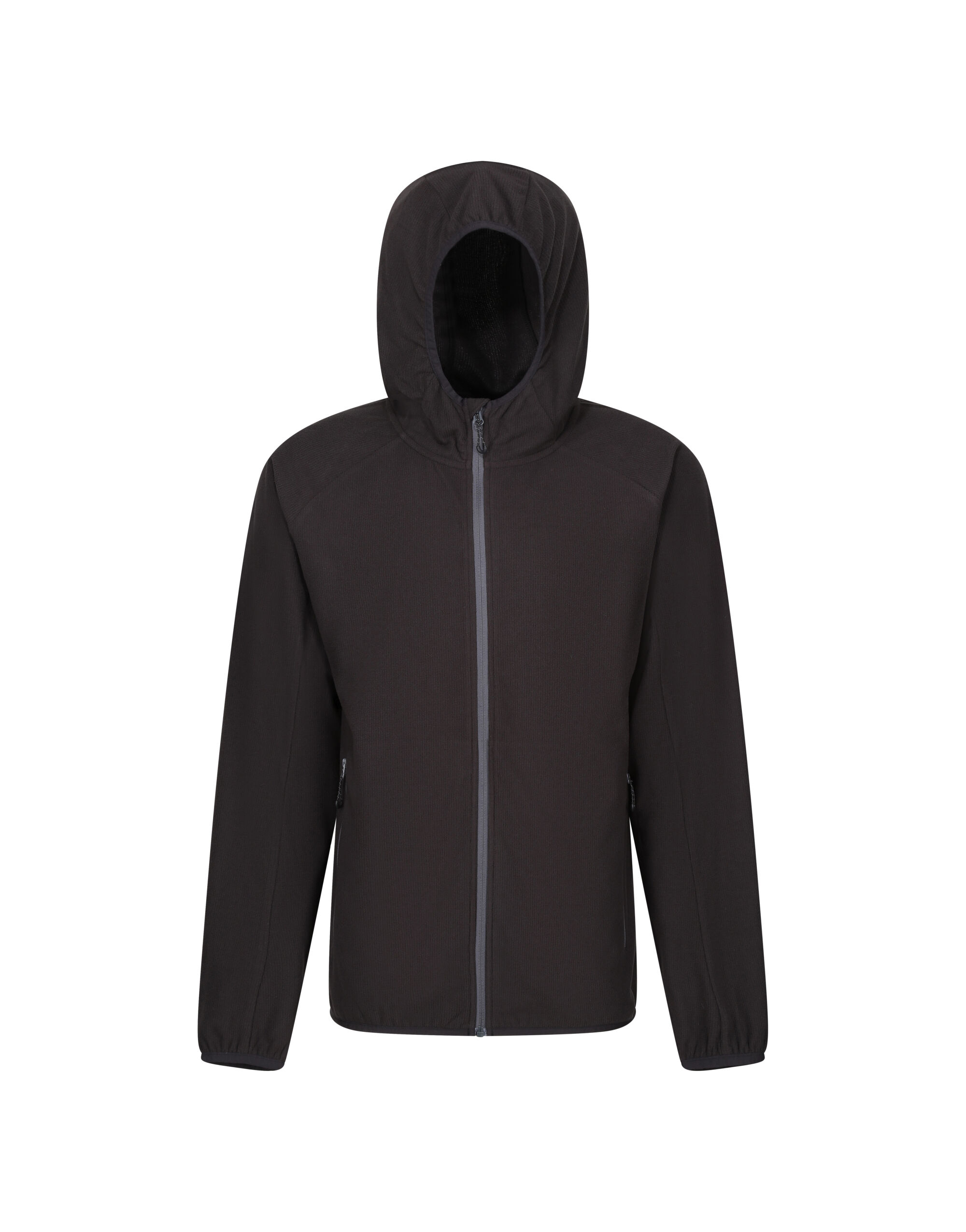 TRF690 Mens Navigate Full Zip Fleece Black/Seal Grey TRF690 Mens Navigate Full Zip Fleece Black/Seal Grey