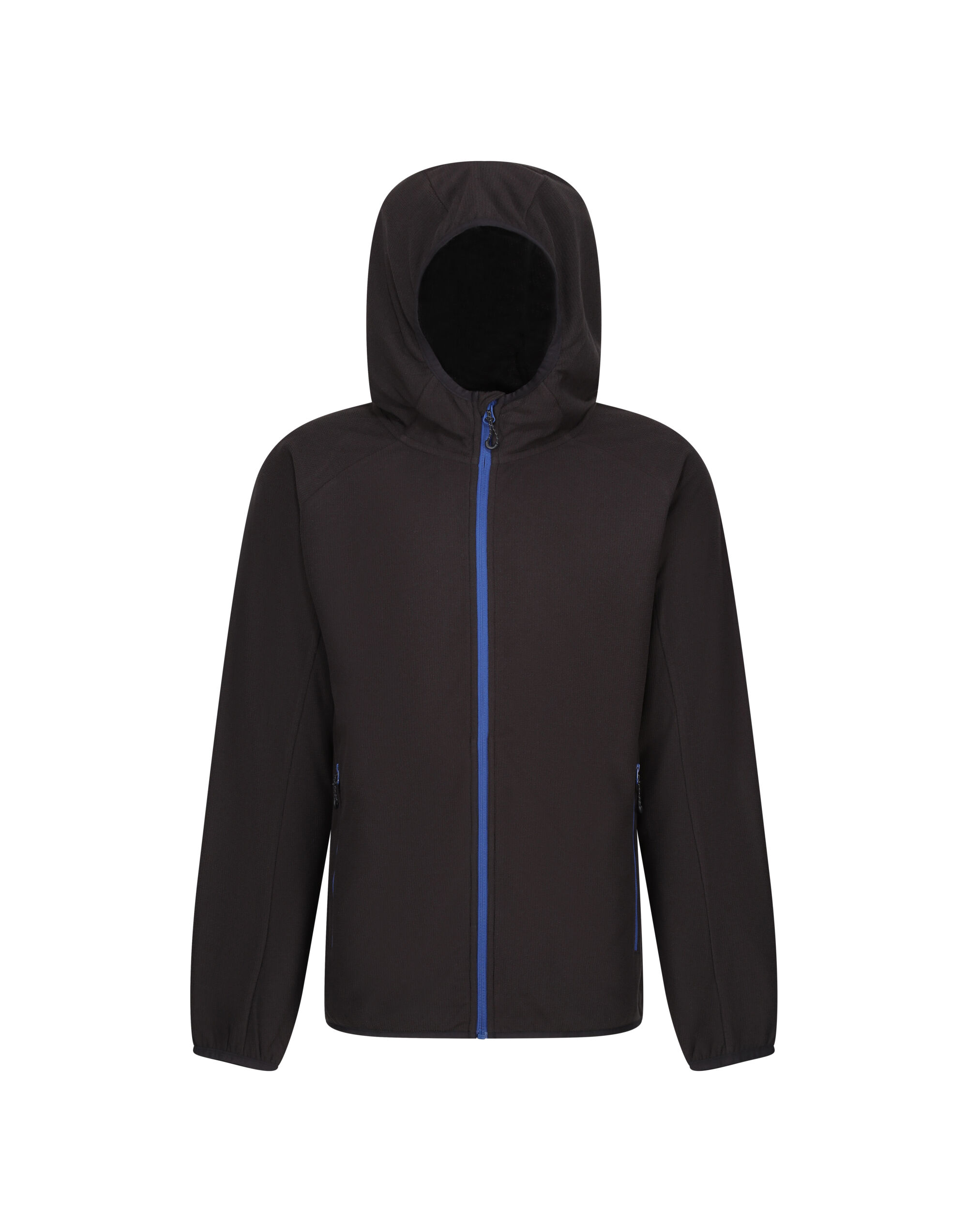 TRF690 Black/New Royal Mens Navigate Full Zip Fleece