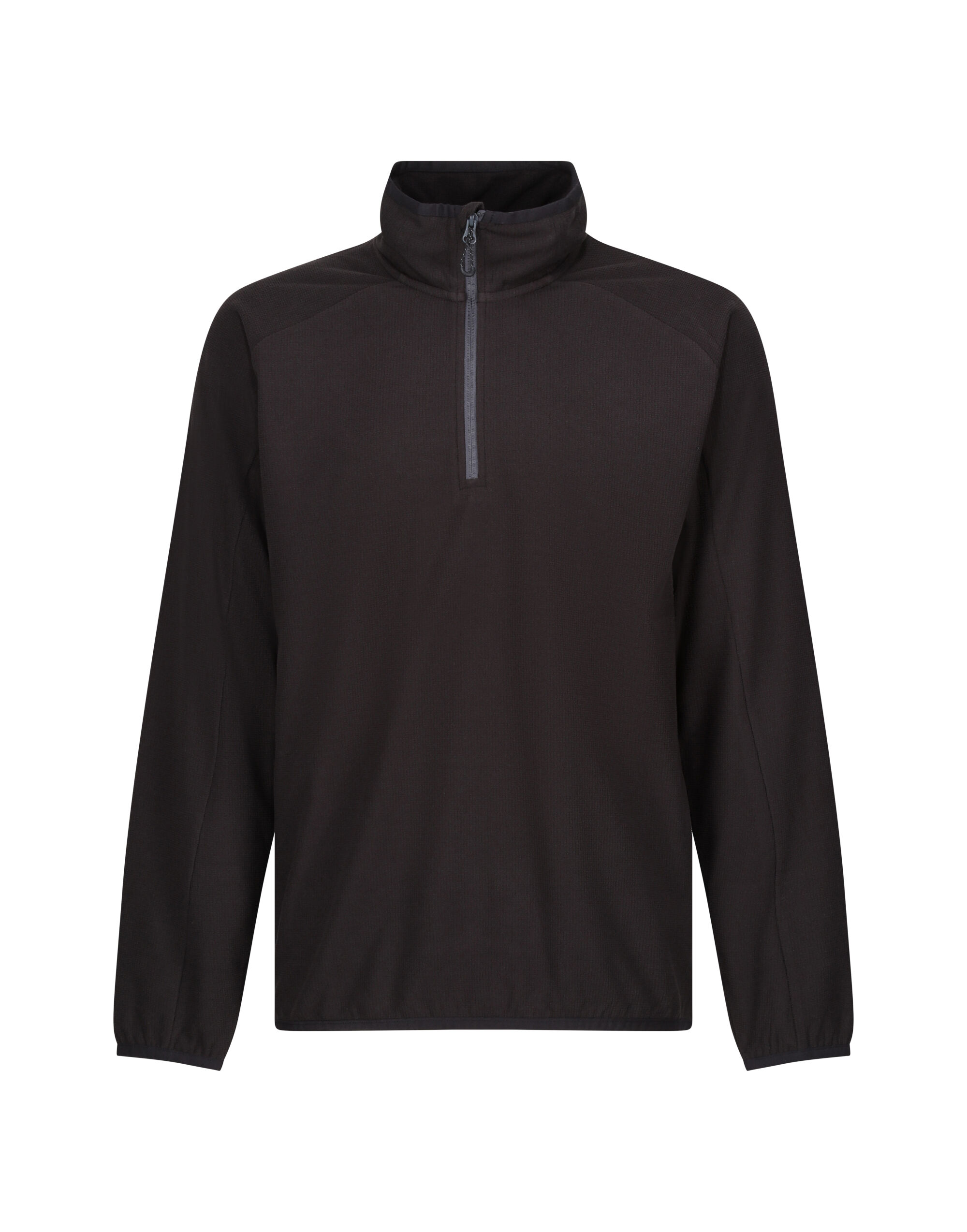 TRF691 Mens Navigate Half Zip Fleece Black/Seal Grey TRF691 Mens Navigate Half Zip Fleece Black/Seal Grey