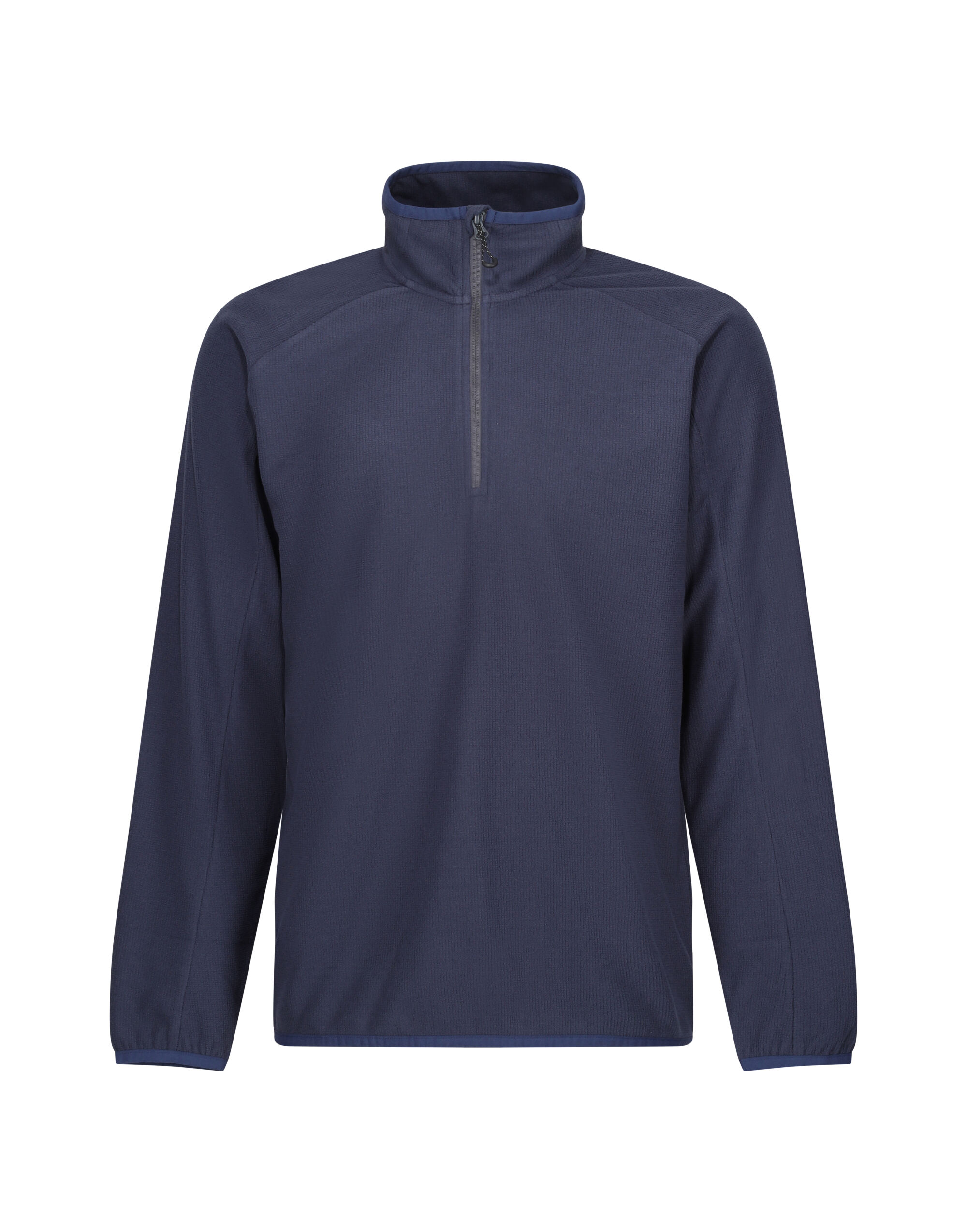 TRF691 Black/Seal Grey Mens Navigate Half Zip Fleece