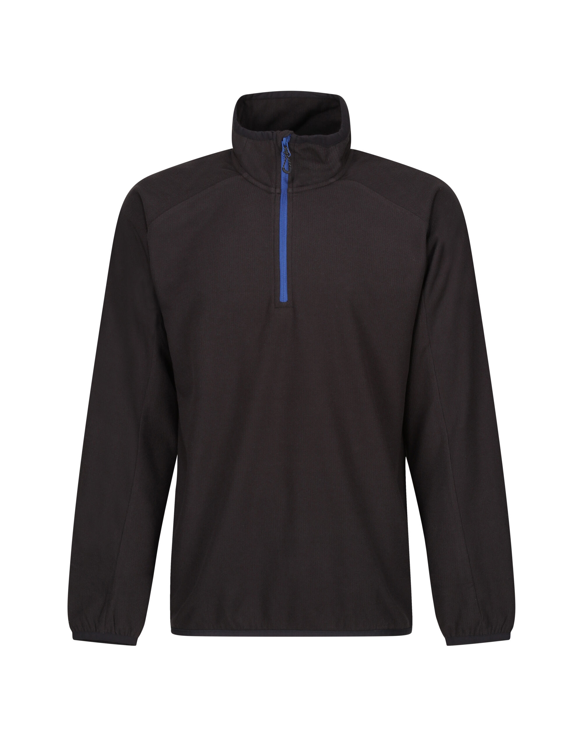 TRF691 Black/New Royal Mens Navigate Half Zip Fleece