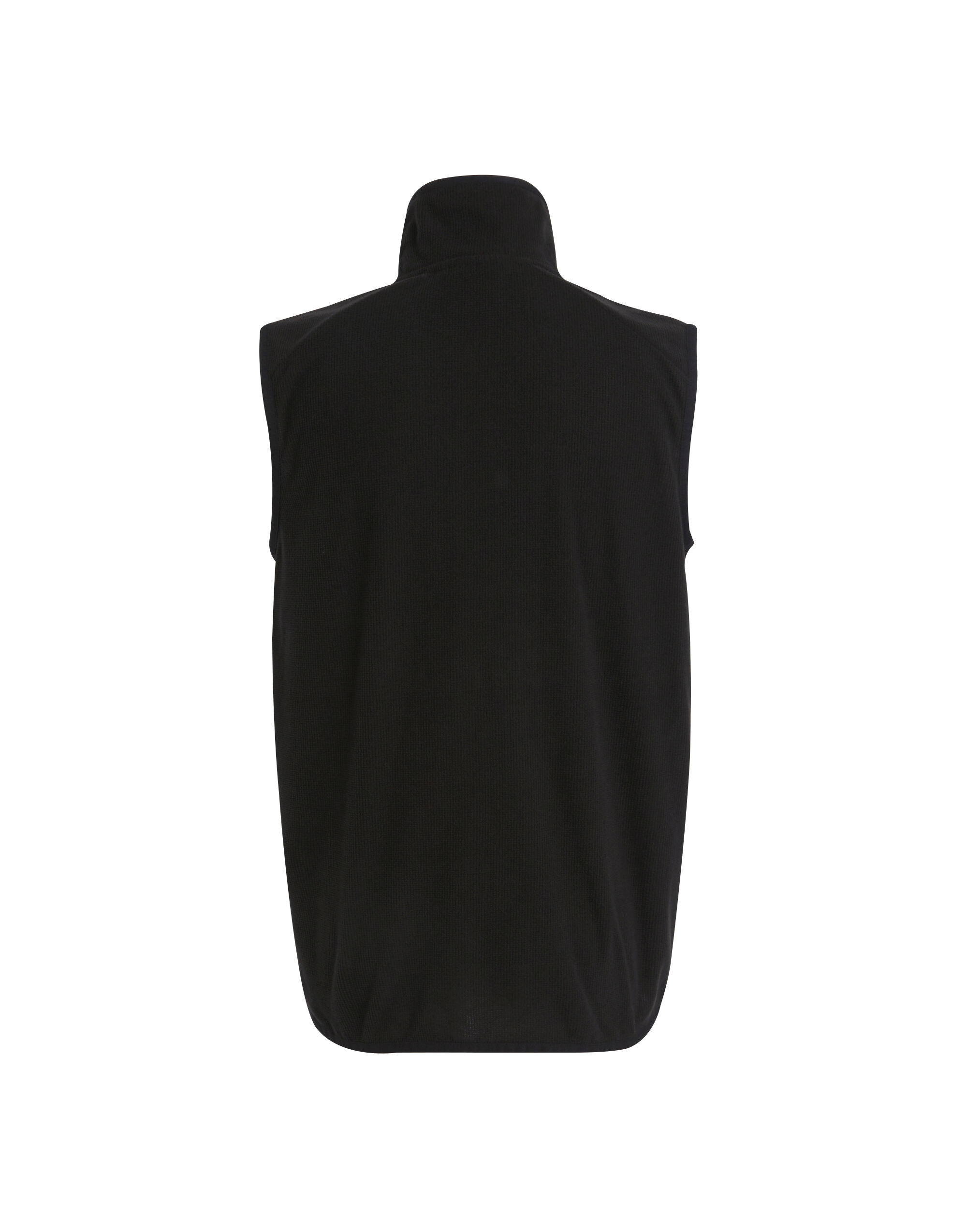 TRF695 Mens Navigate Fleece Bodywarmer Black Orange Pop