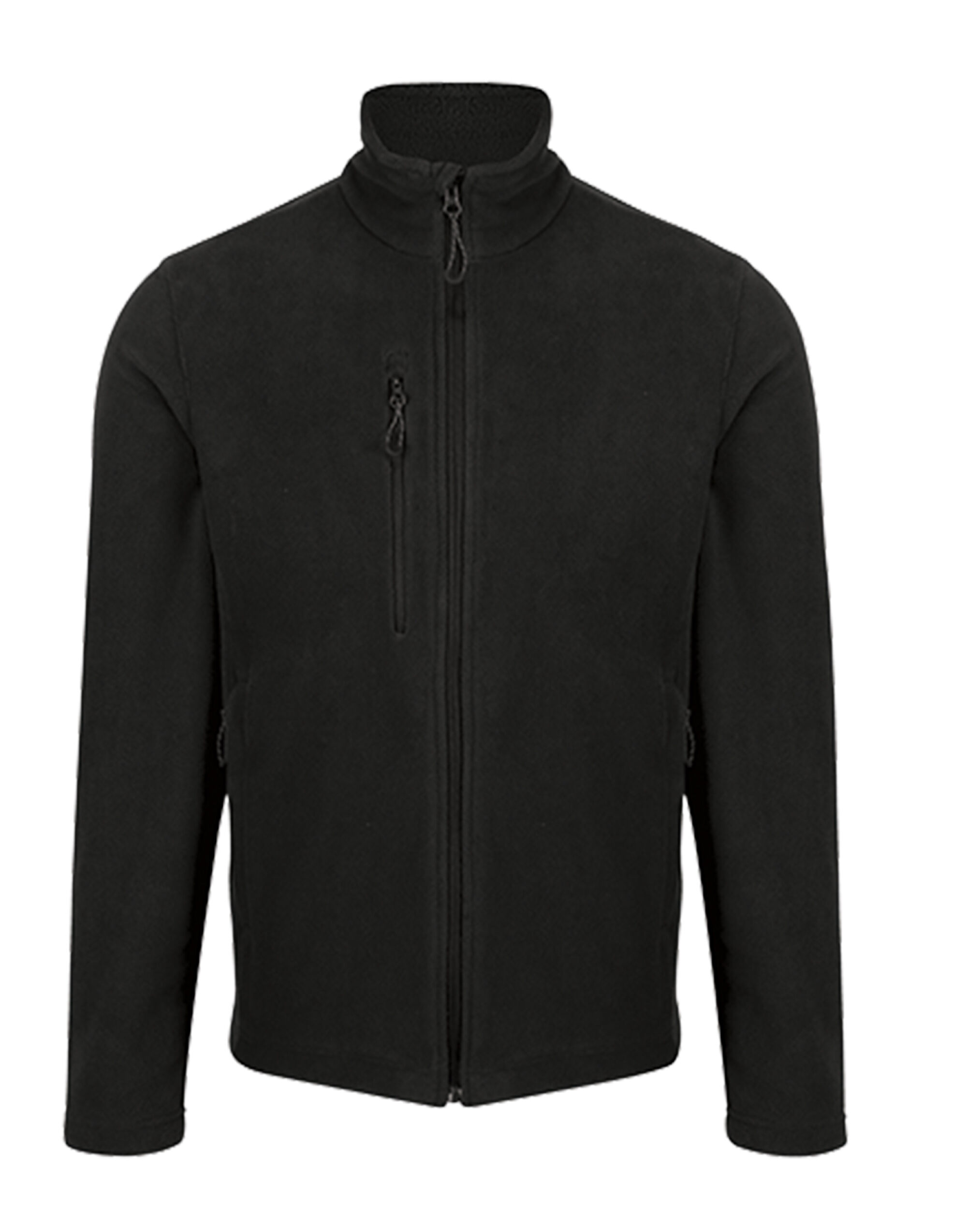TRF618 Black Recycled Fleece Jacket