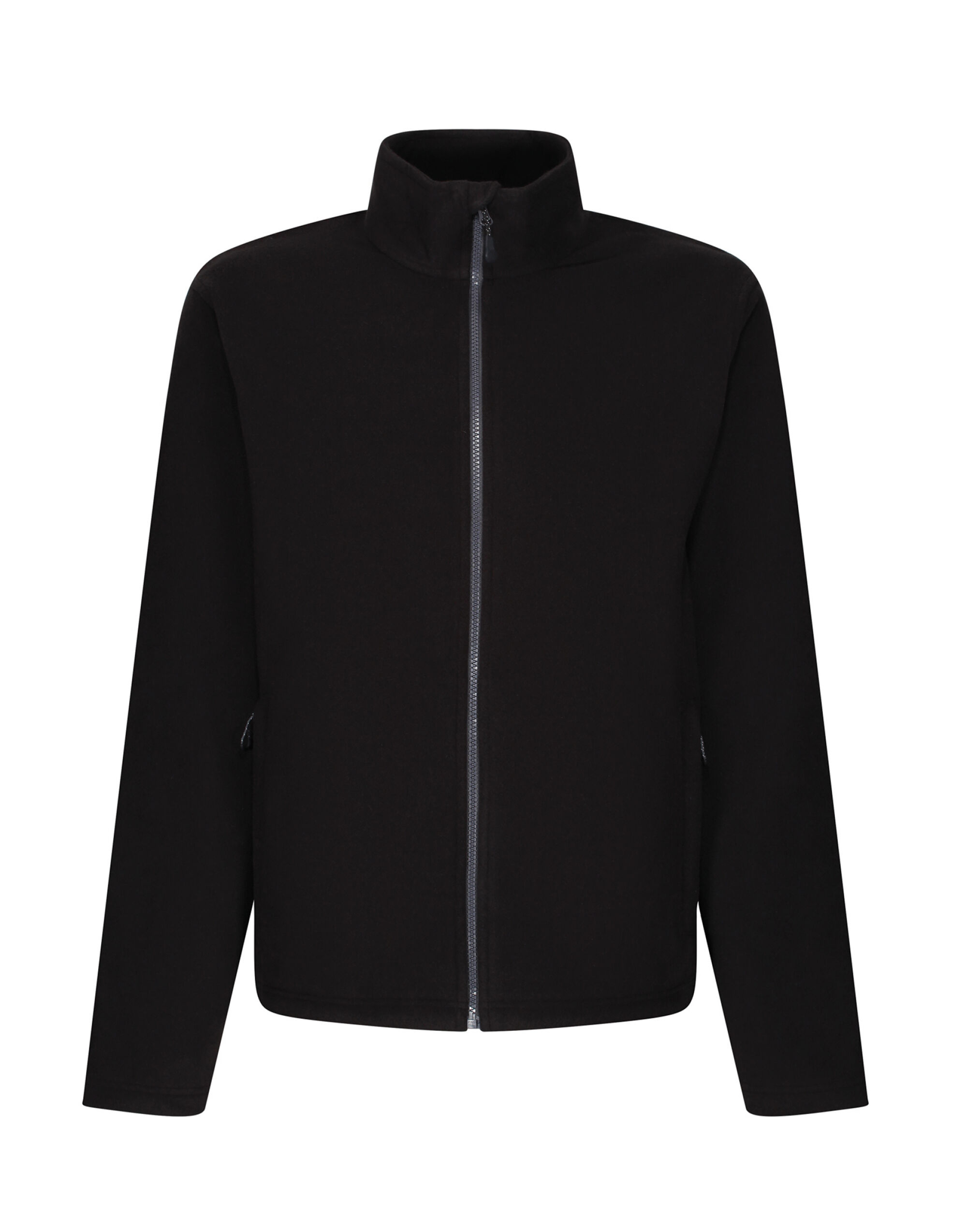 TRF622 Recycled Full Zip Fleece Black