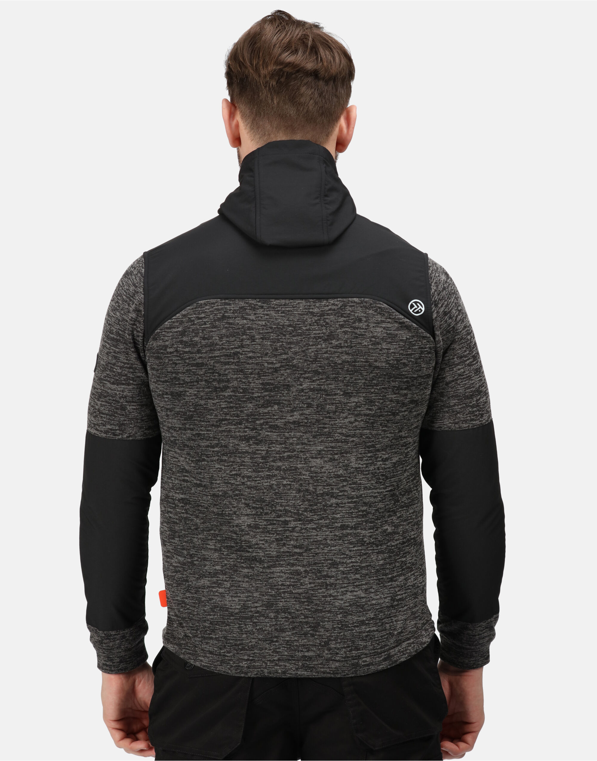TRF624 Ash Marl/ Black Tactical Heist Hybrid Jacket