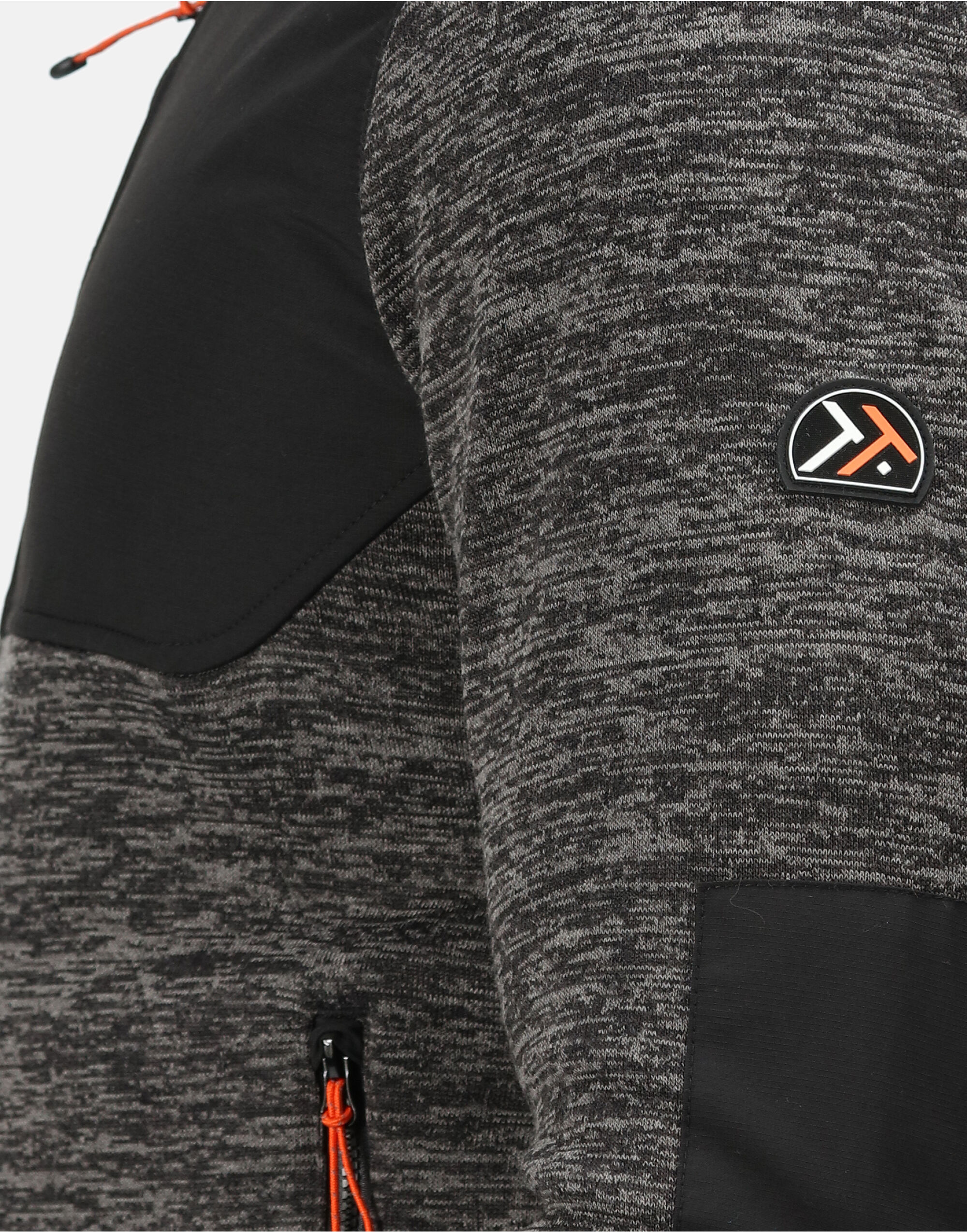 TRF624 Ash Marl/ Black Tactical Heist Hybrid Jacket
