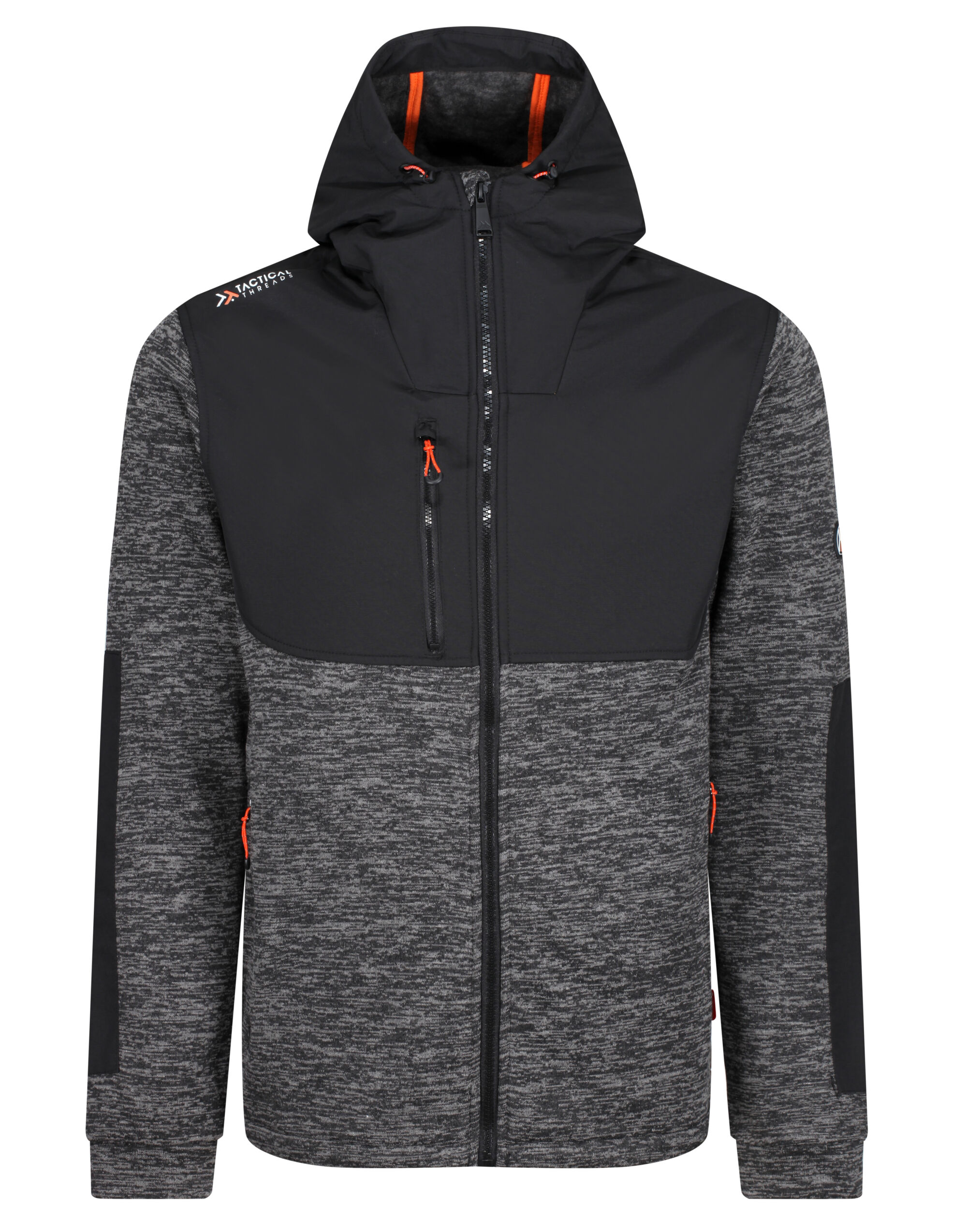 TRF624 Ash Marl/ Black Tactical Heist Hybrid Jacket