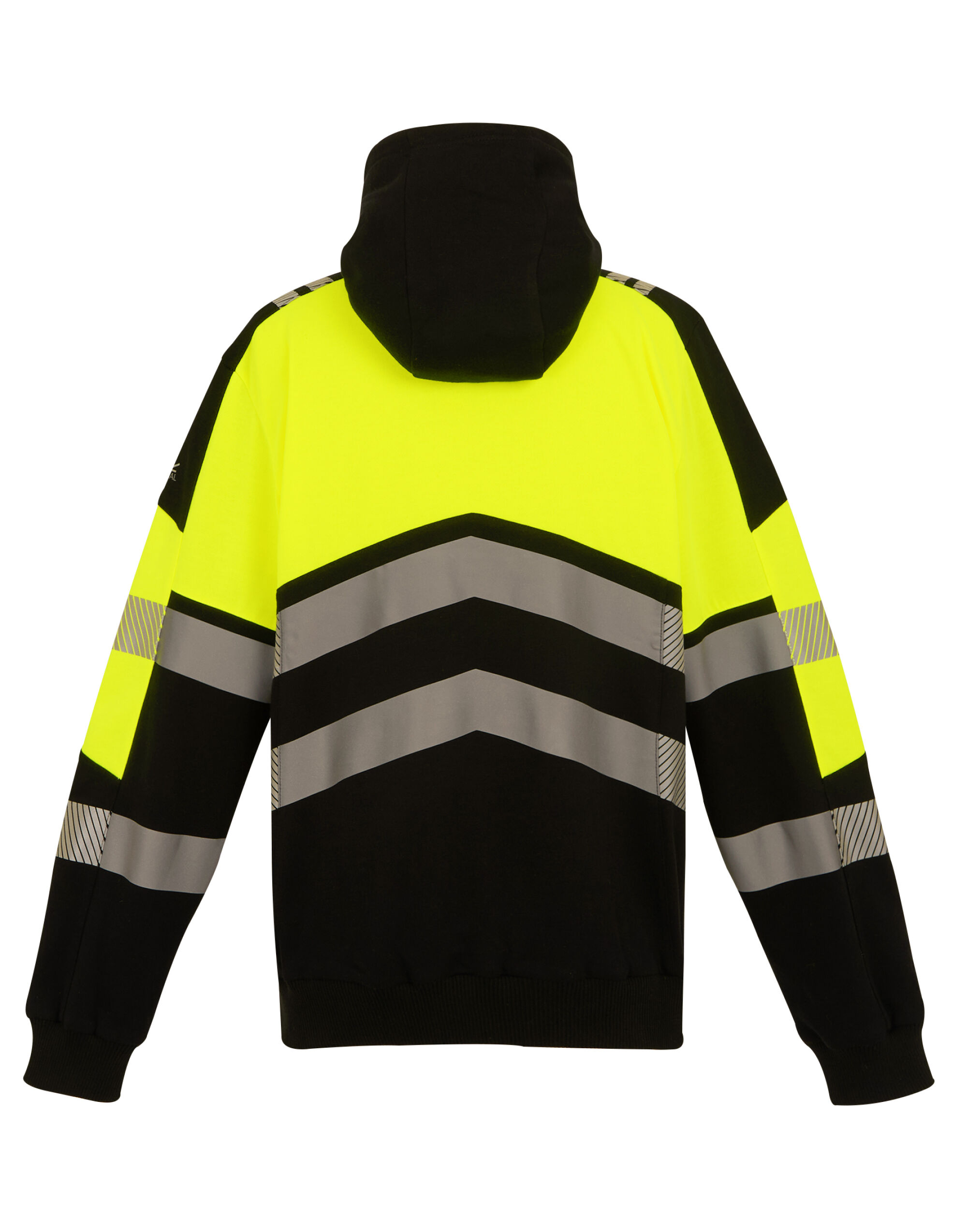 TRF780 Hi-Vis X-Pro Hoodie (Class 2) Black/Hi-Vis Yellow