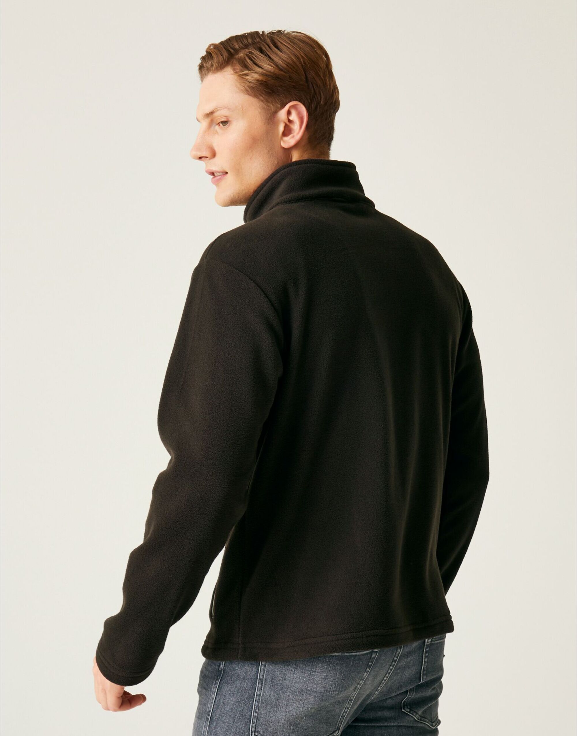TRF725 Ascender Fleece Jacket Black/Mineral Grey