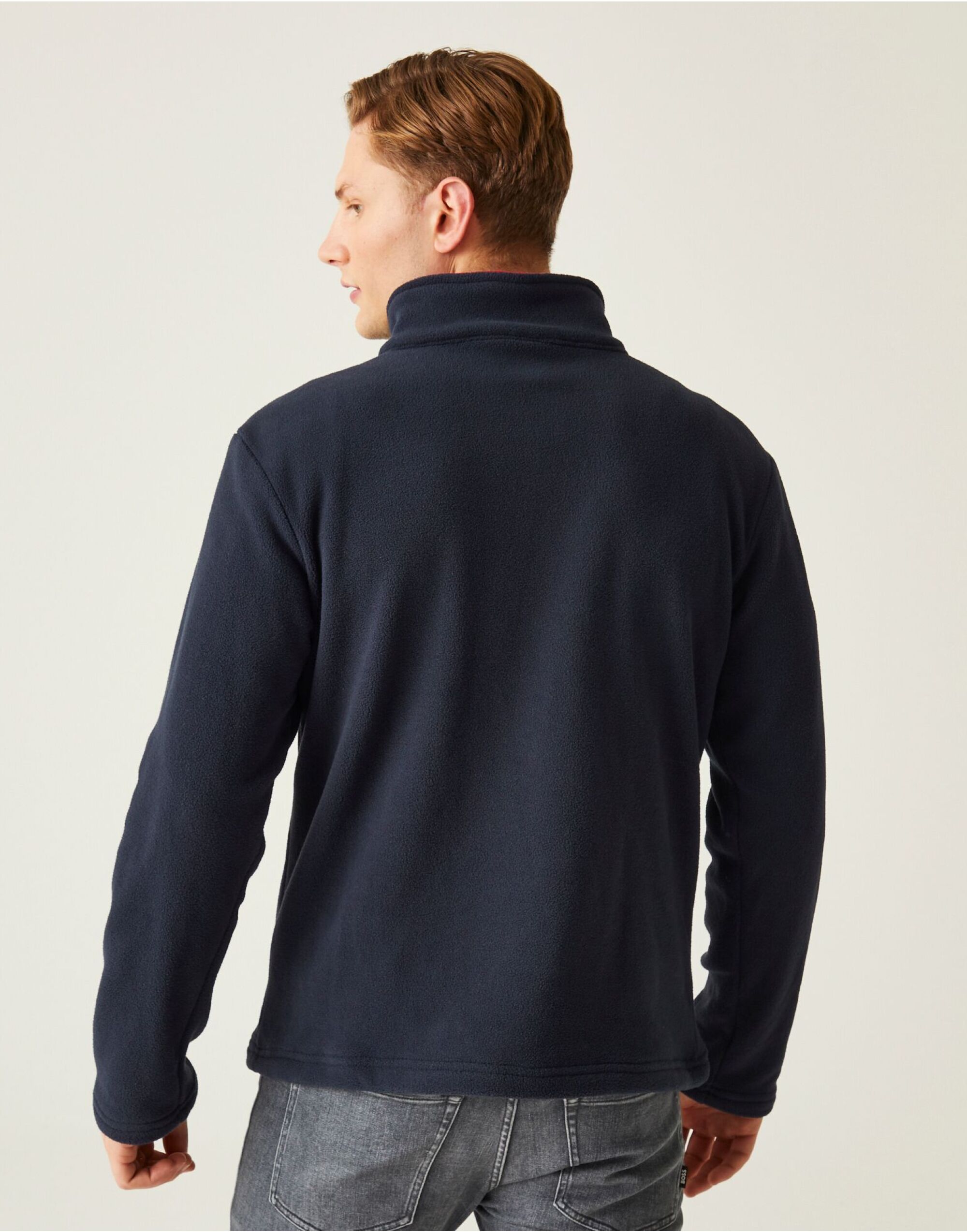 TRF725 Ascender Fleece Jacket Navy/Classic Red