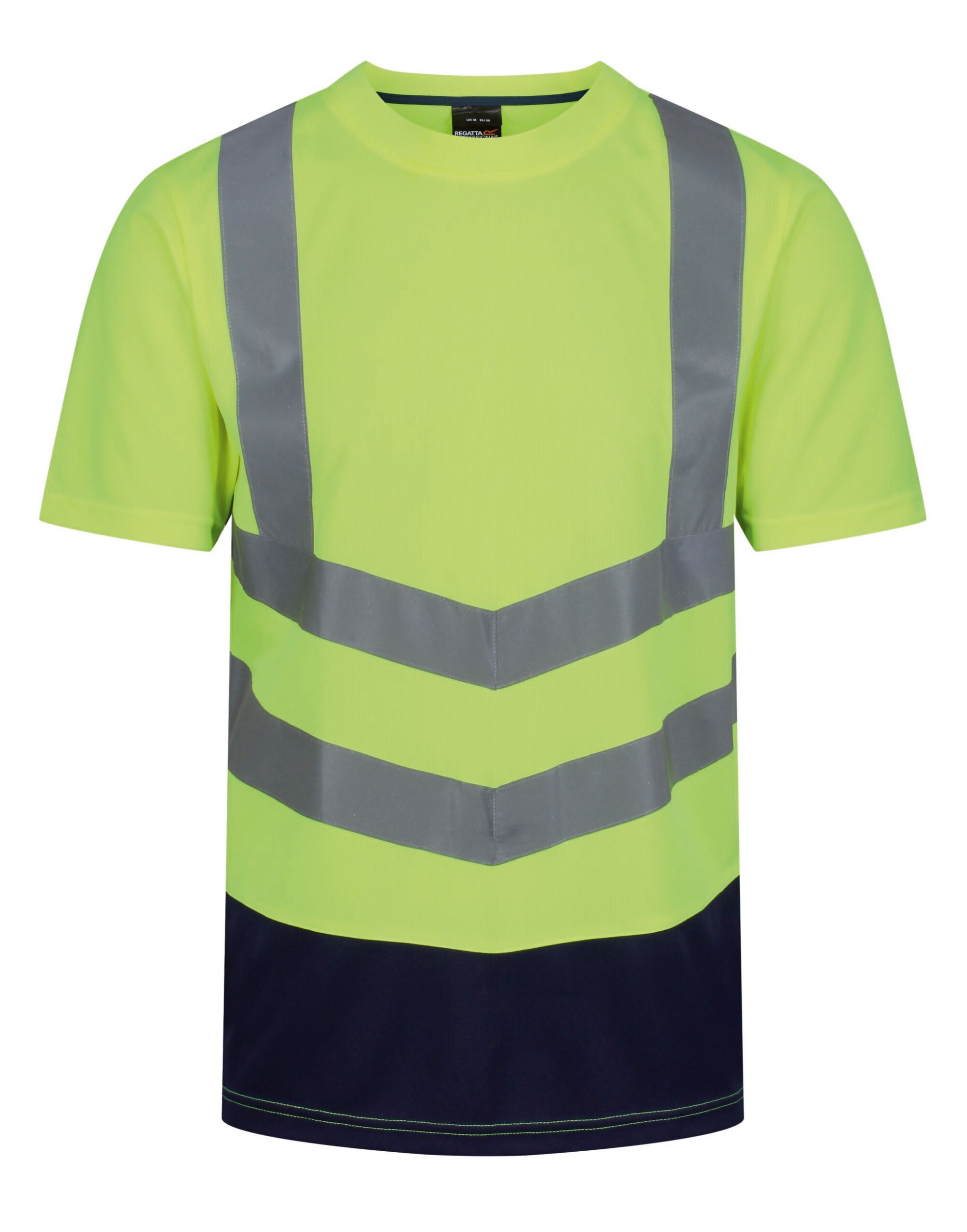 TRS194 Pro Hi Vis Tee Hi-Vis Yellow/Navy