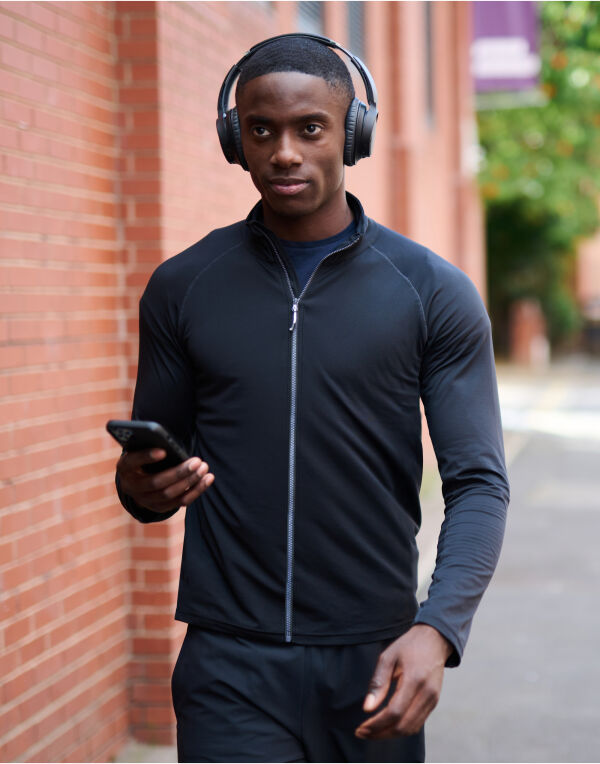 TRS244 Core Stretch FZ Midlayer Navy