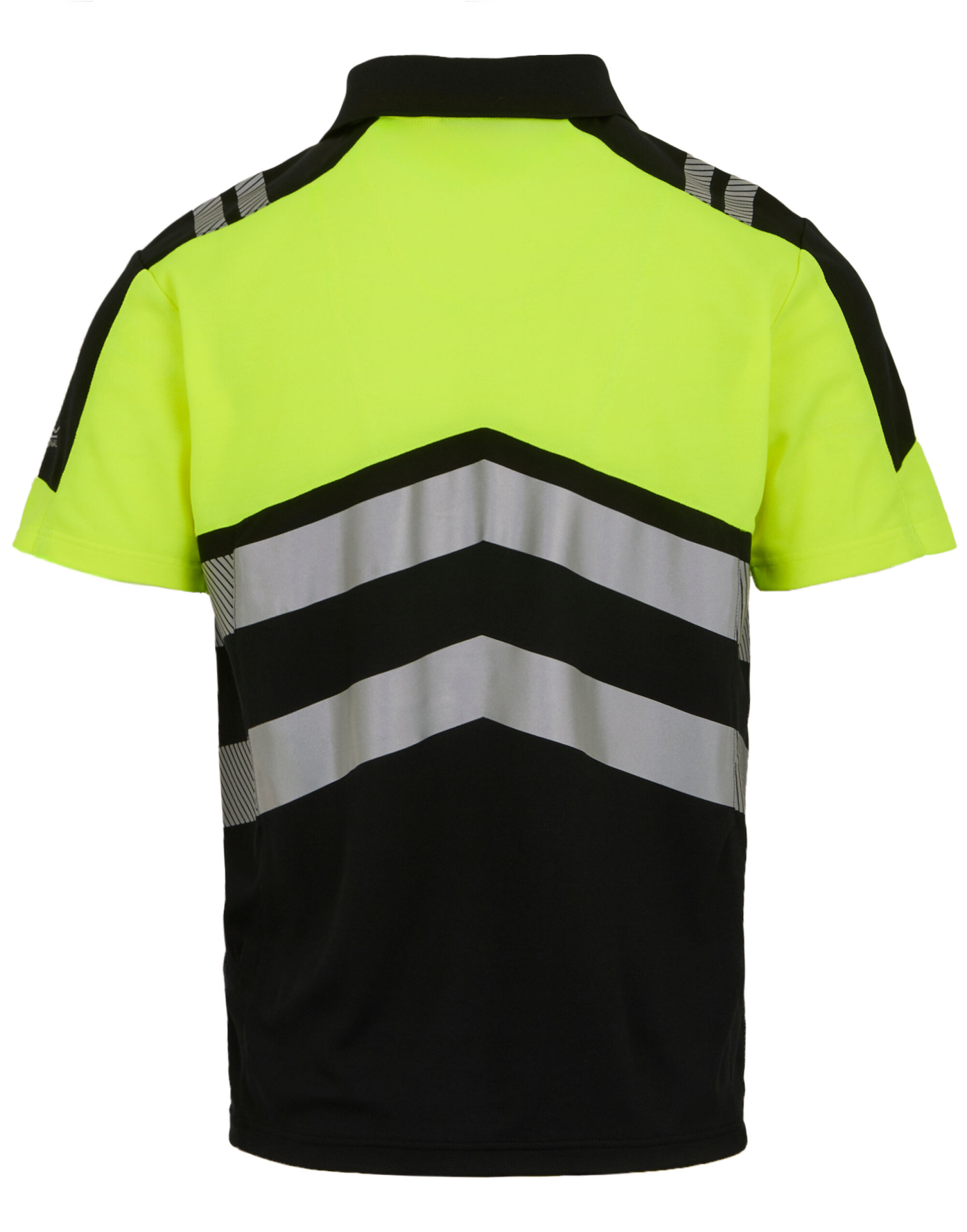 TRS281 Hi-Vis X-Pro Polo Black/Hi-Vis Yellow