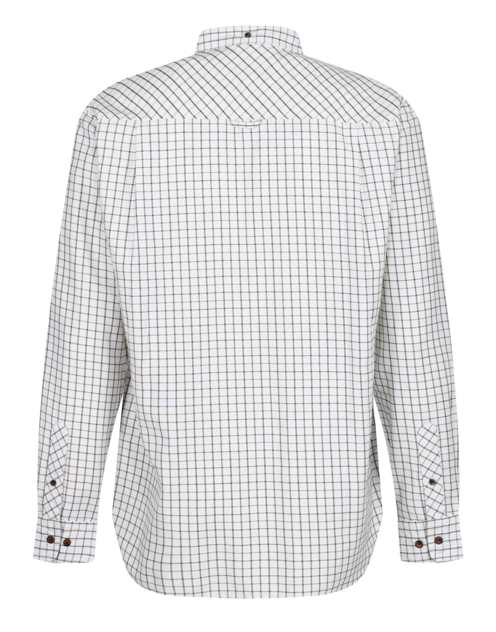 TRS215 Tattersall Check Shirt Thin Blue Check