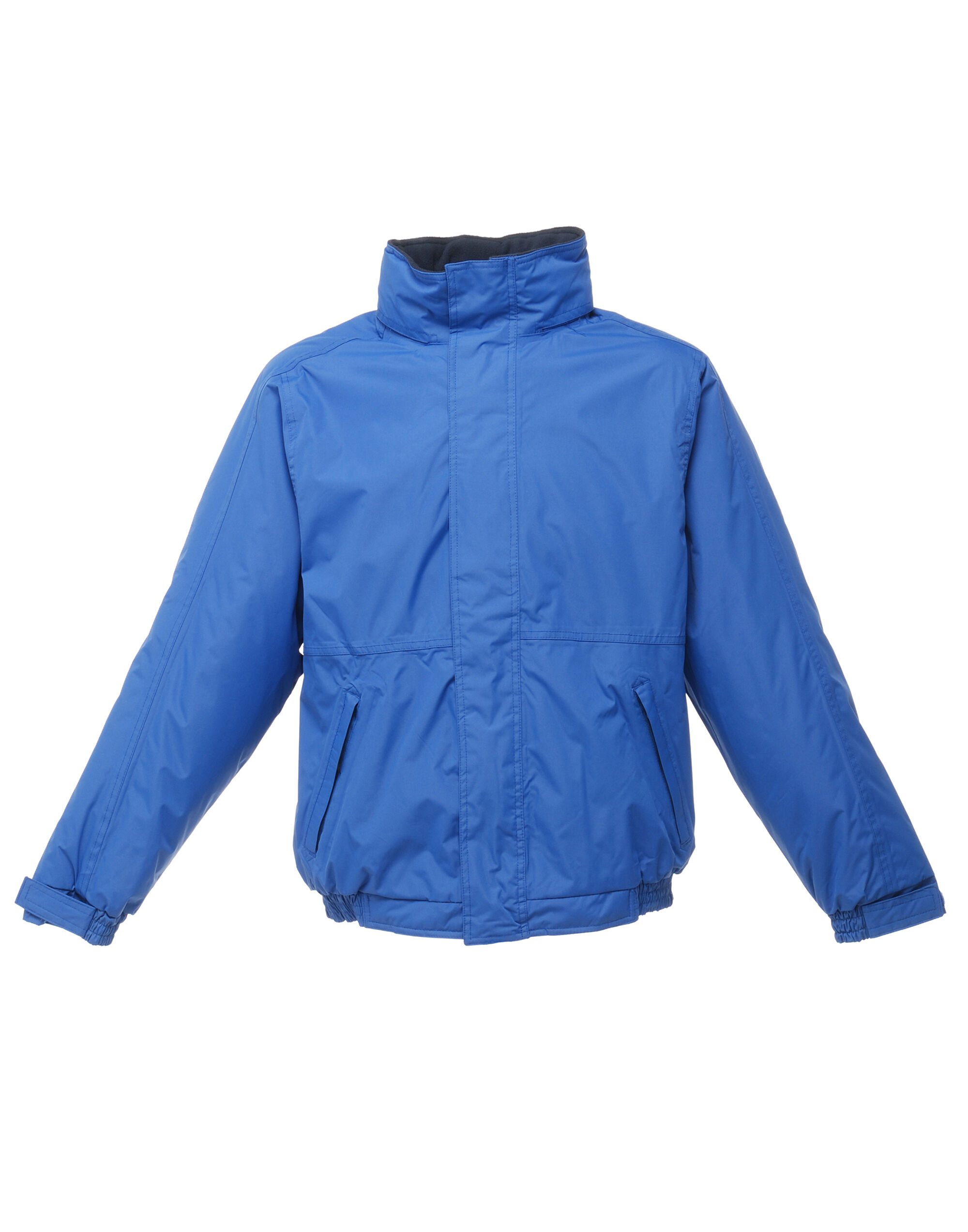 TRW297 Royal/Dark Navy Dover Men’s Fleece Lined Bomber Jacket