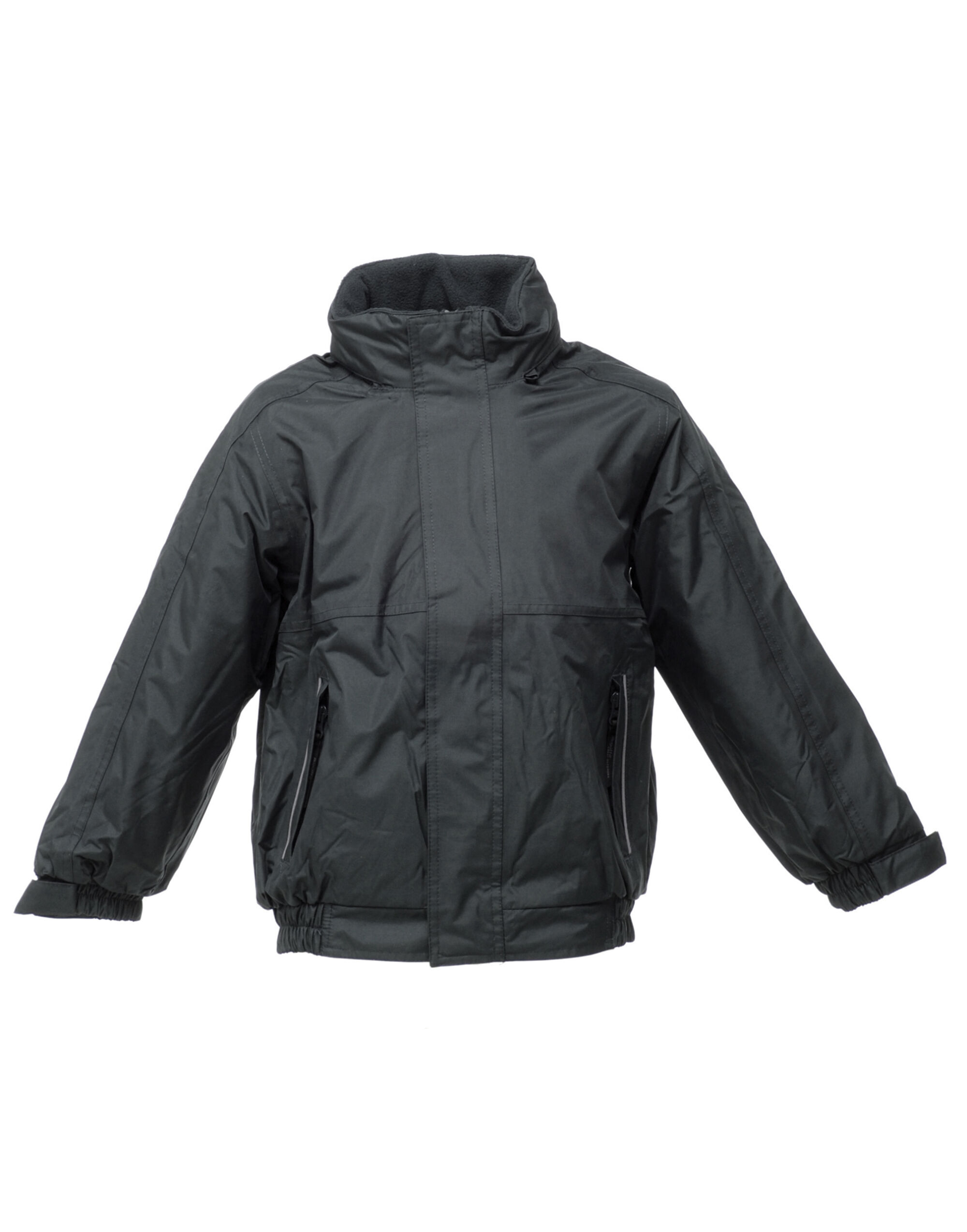 TRW418 Kid’s Dover Fleece Lined Jacket Black/Ash TRW418 Kid’s Dover Fleece Lined Jacket Black/Ash