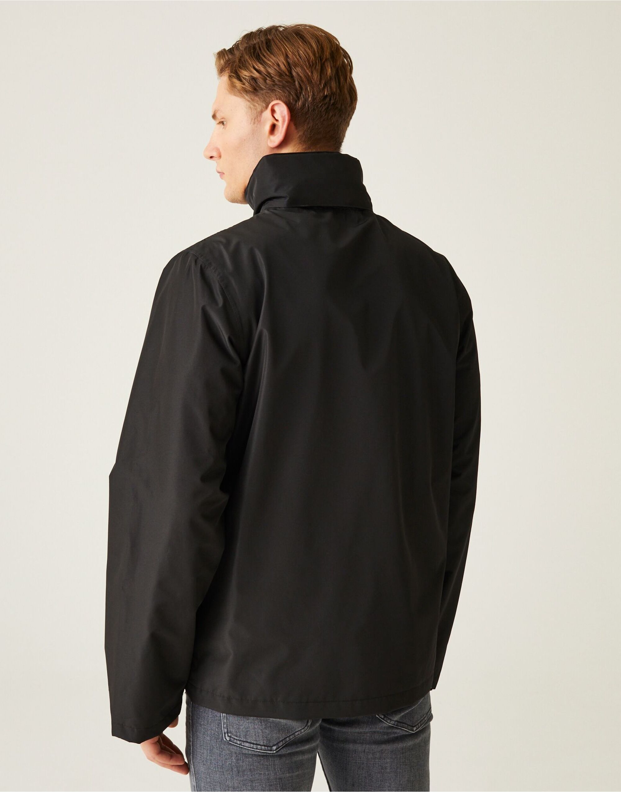 TRW532 Ascender Waterproof Shell Jacket Black/Mineral Grey
