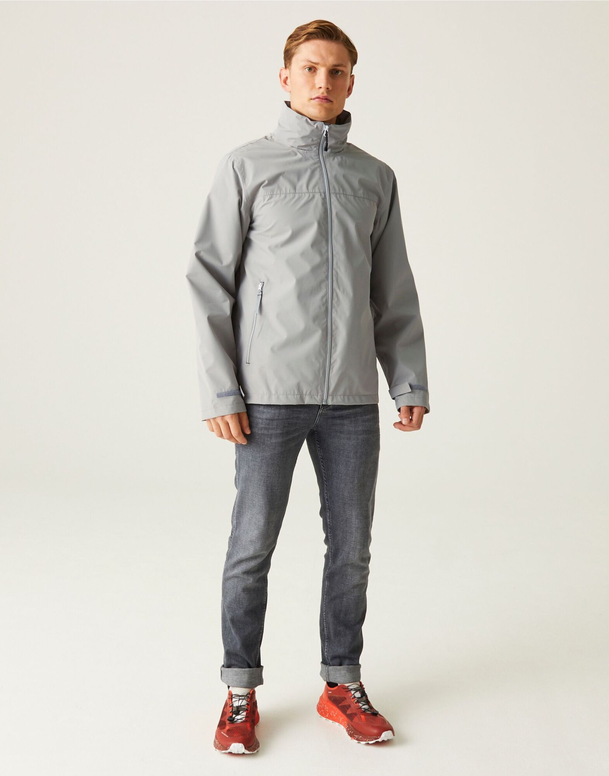TRW532 Ascender Waterproof Shell Jacket Mineral Grey/Black