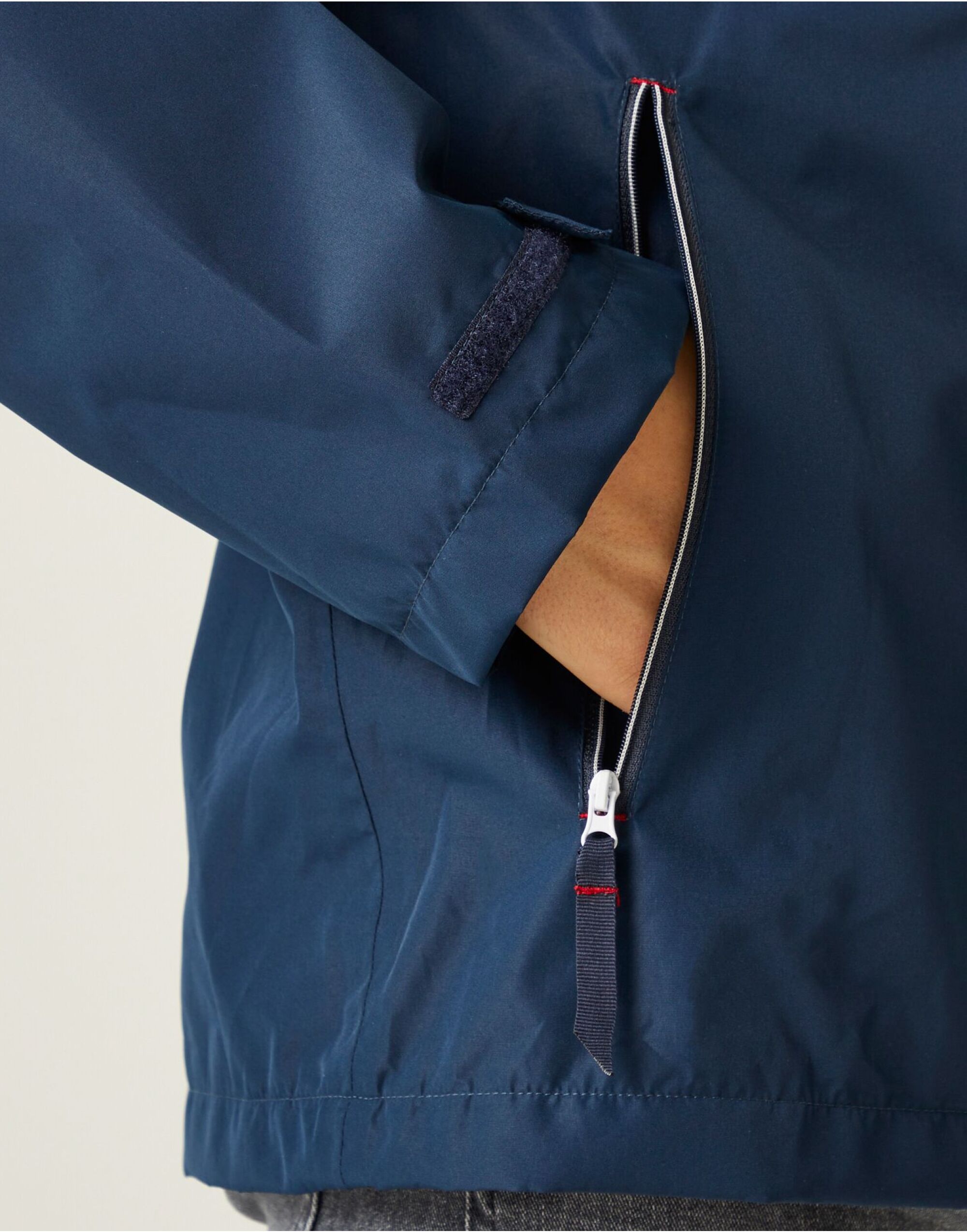 TRW532 Ascender Waterproof Shell Jacket Navy/Classic Red