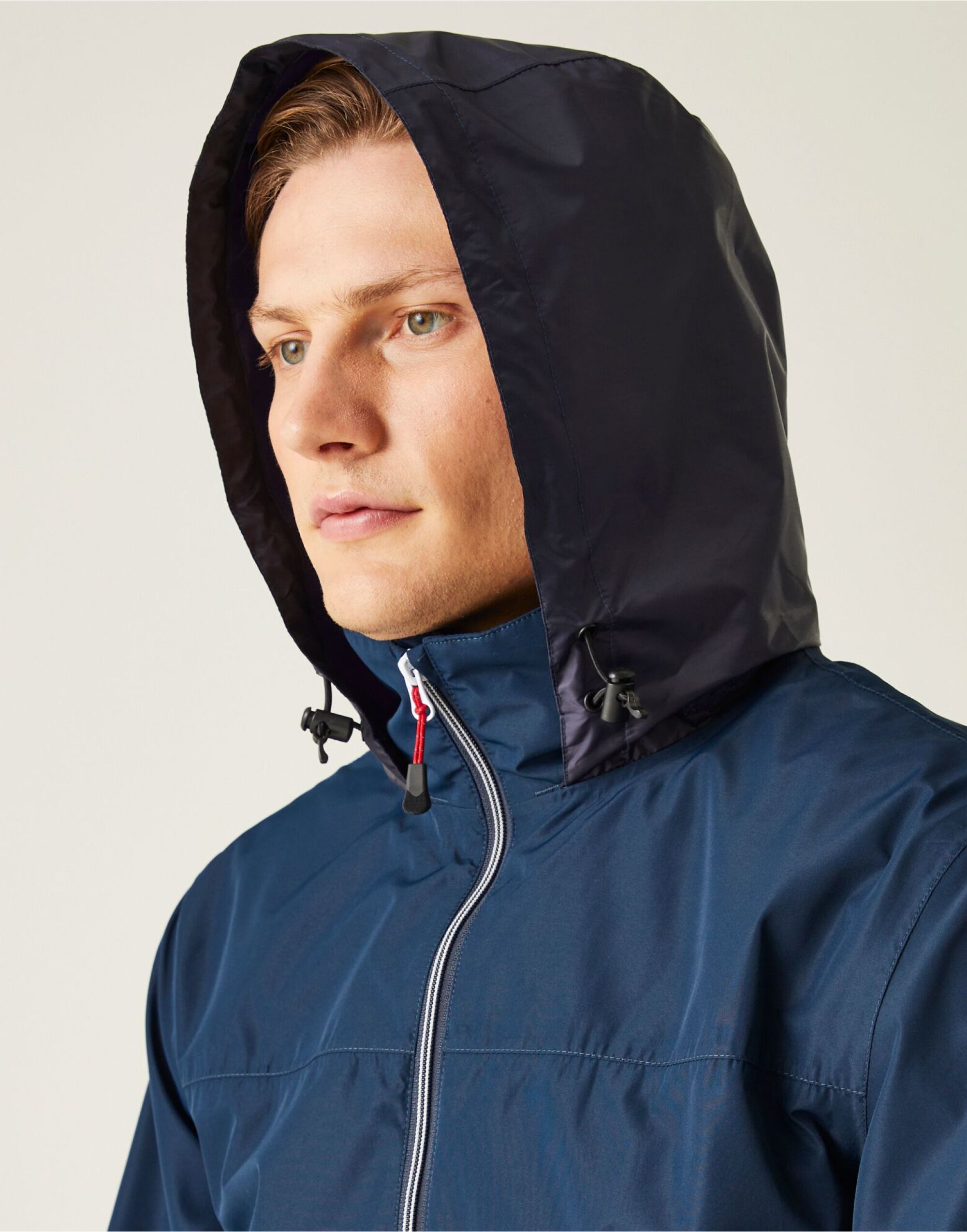 TRW532 Ascender Waterproof Shell Jacket Navy/Classic Red