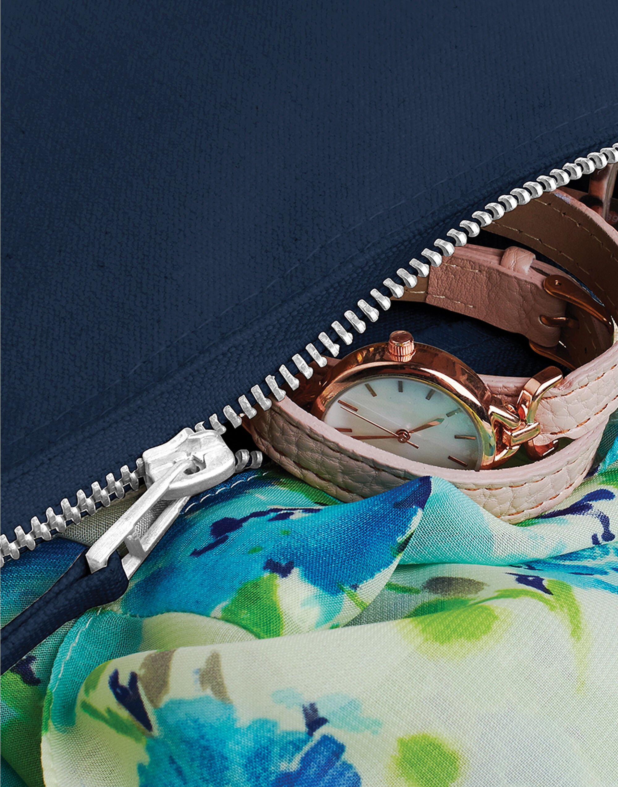 W530 Navy Canvas Accessory Case