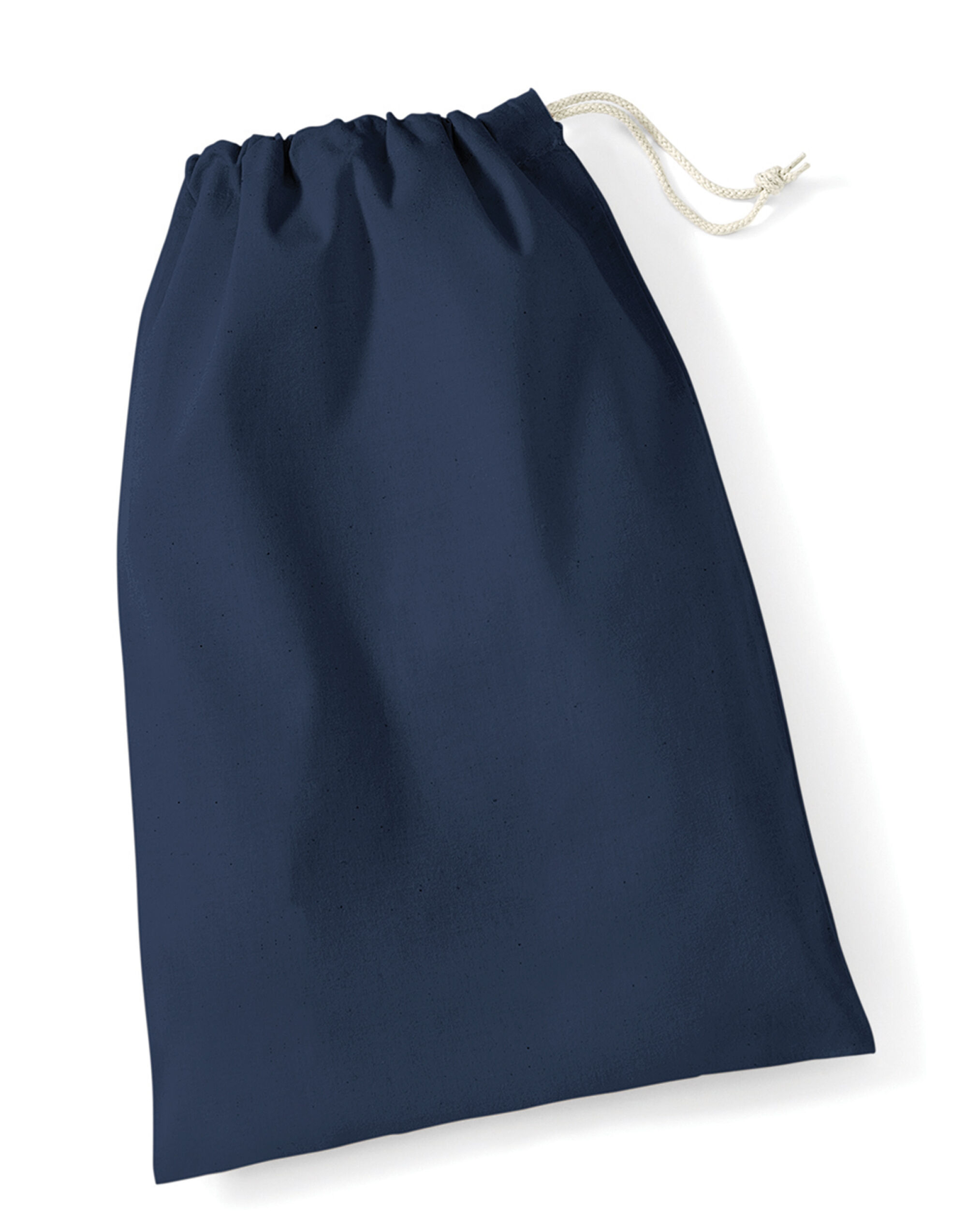 W115 Navy Cotton Stuff Bag