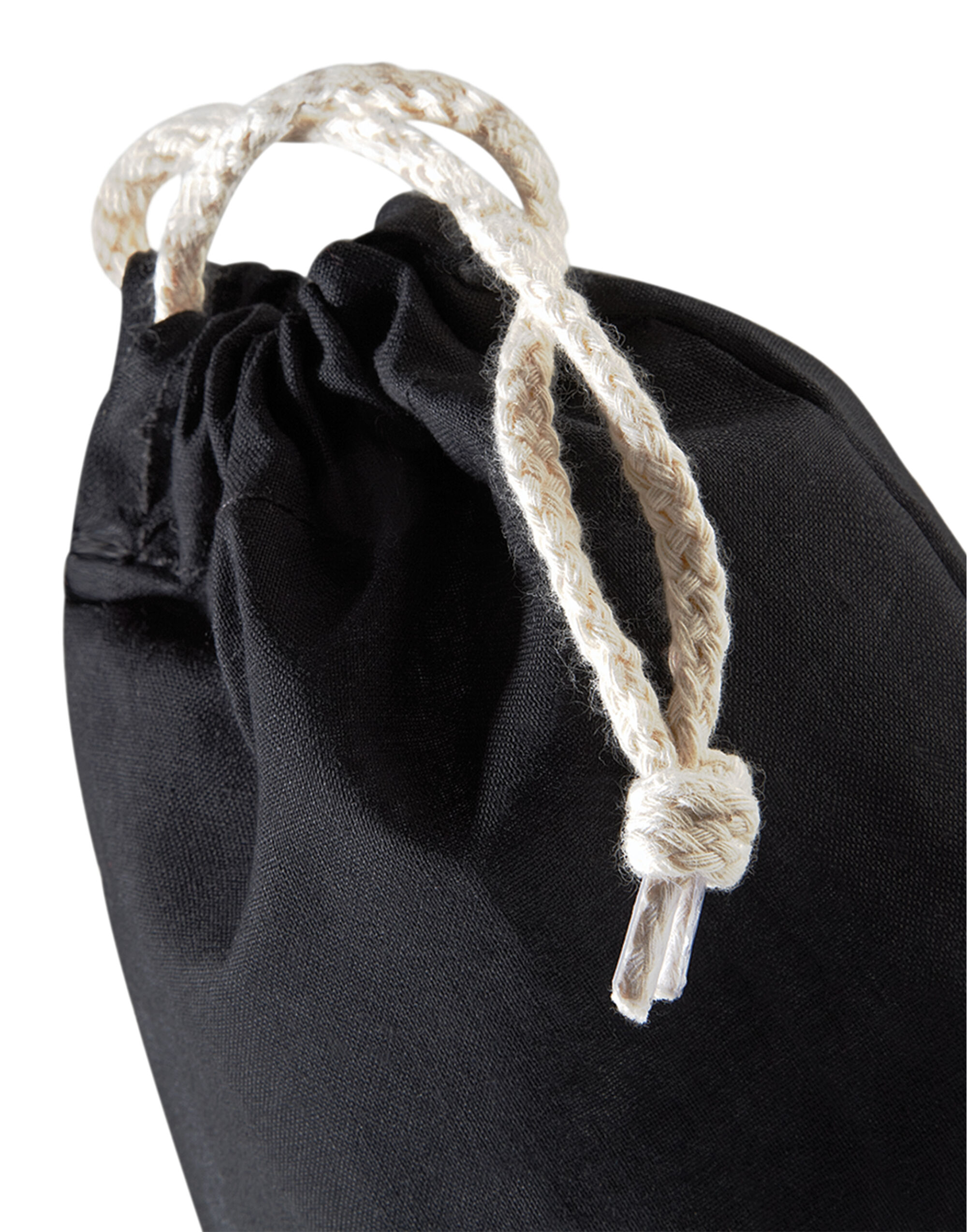 W115 Cotton Stuff Bag Black