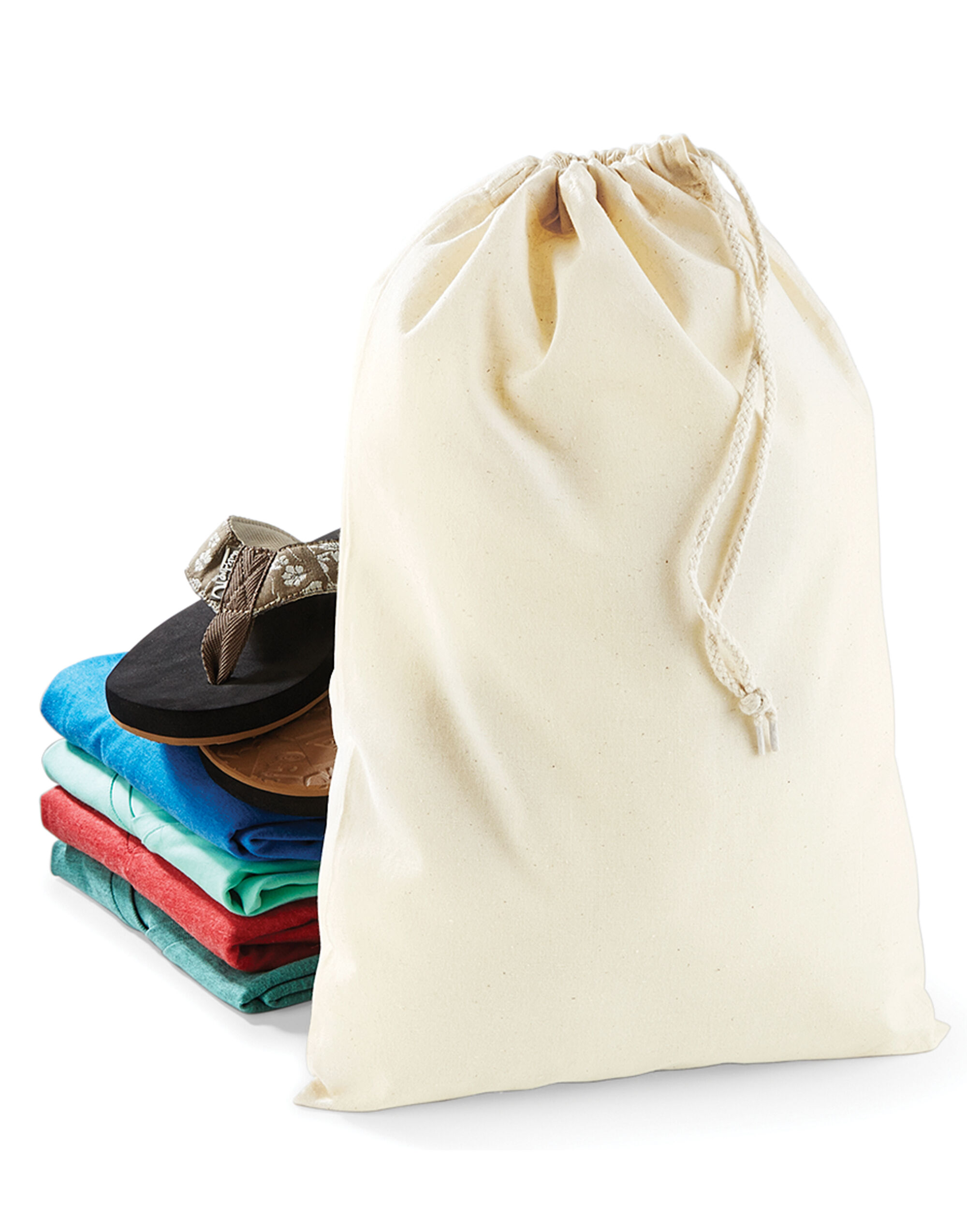 W115 Cotton Stuff Bag Natural