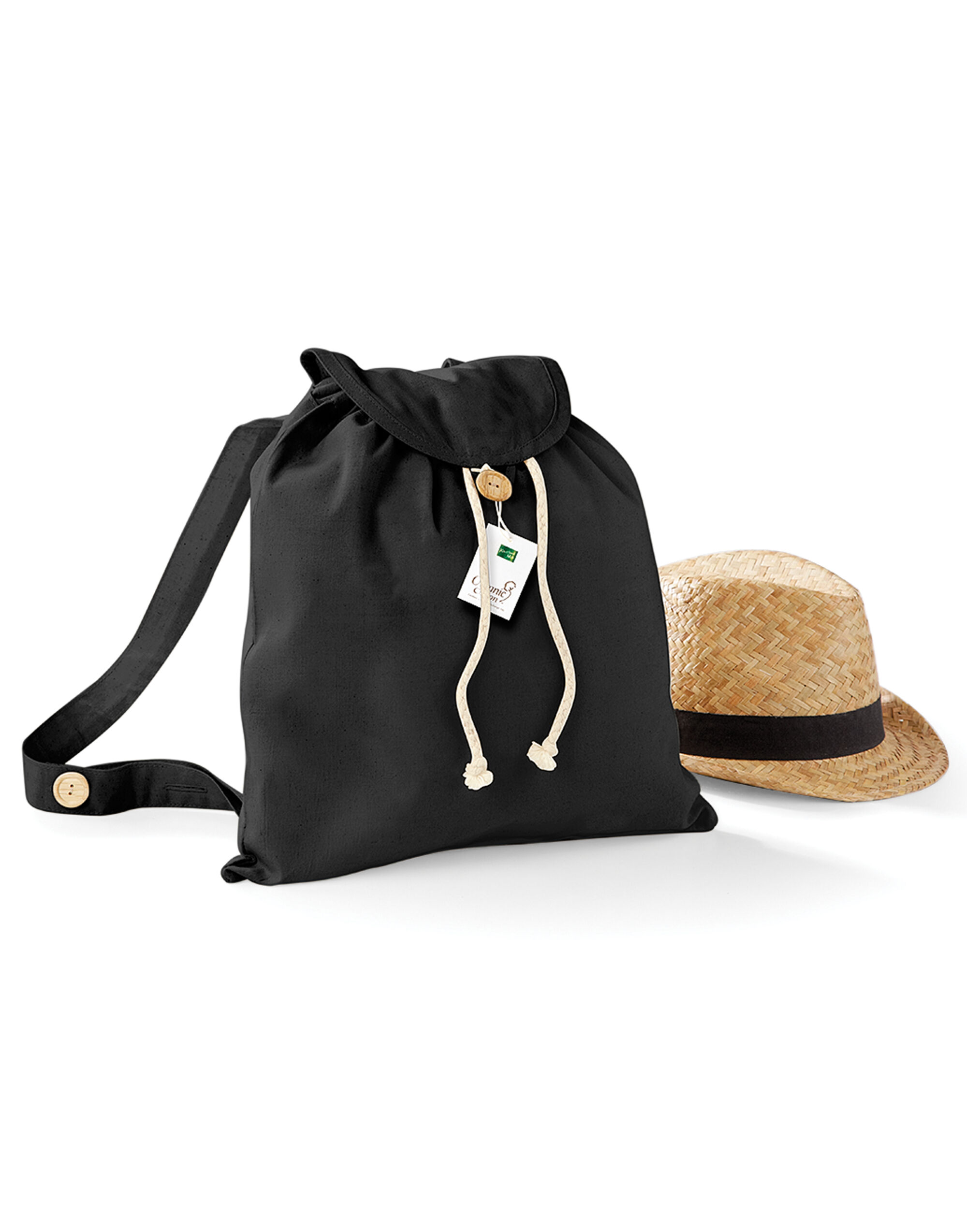 W185 Organic Festival Backpack Black