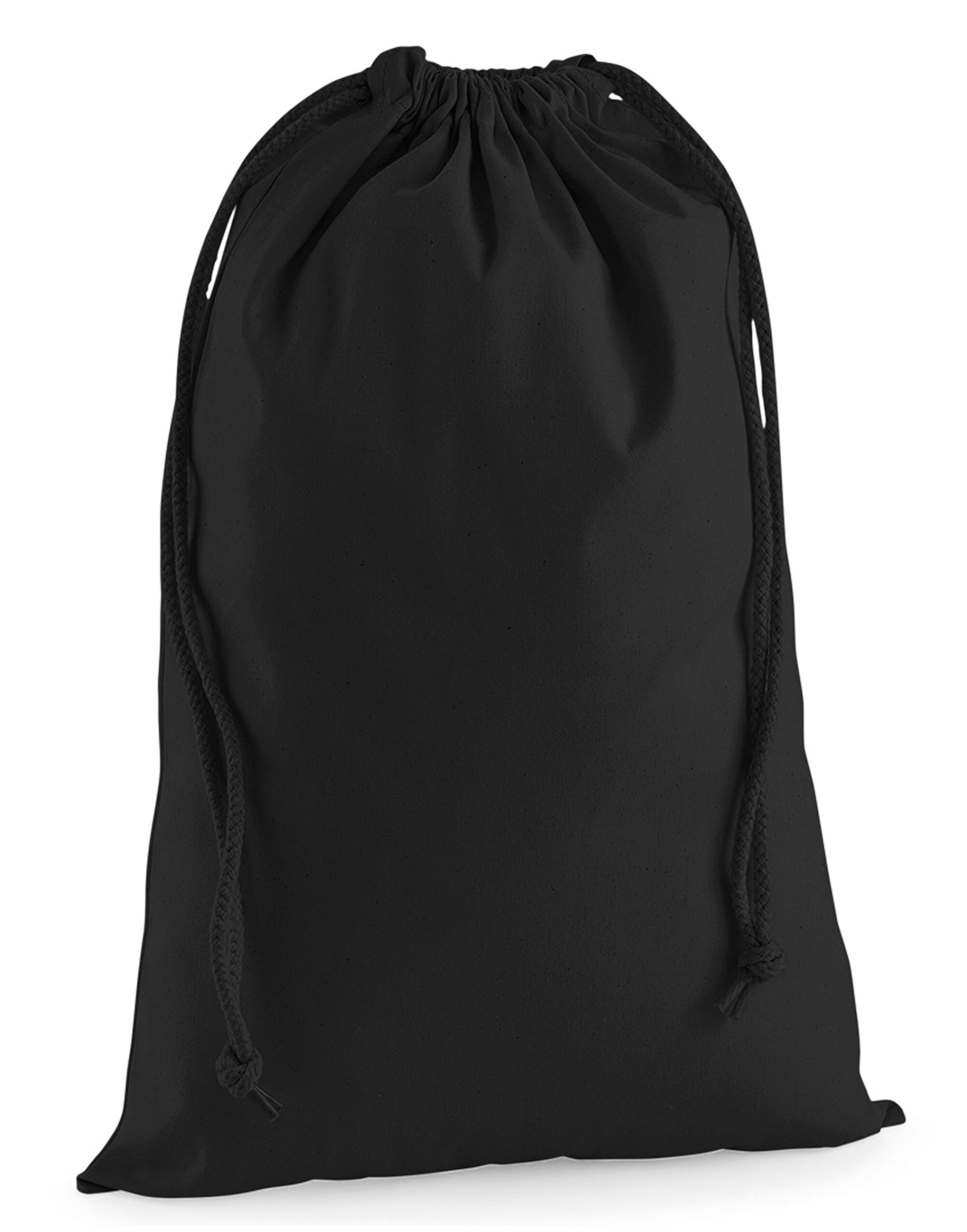 W216 Black Premium Cotton Stuff Bag