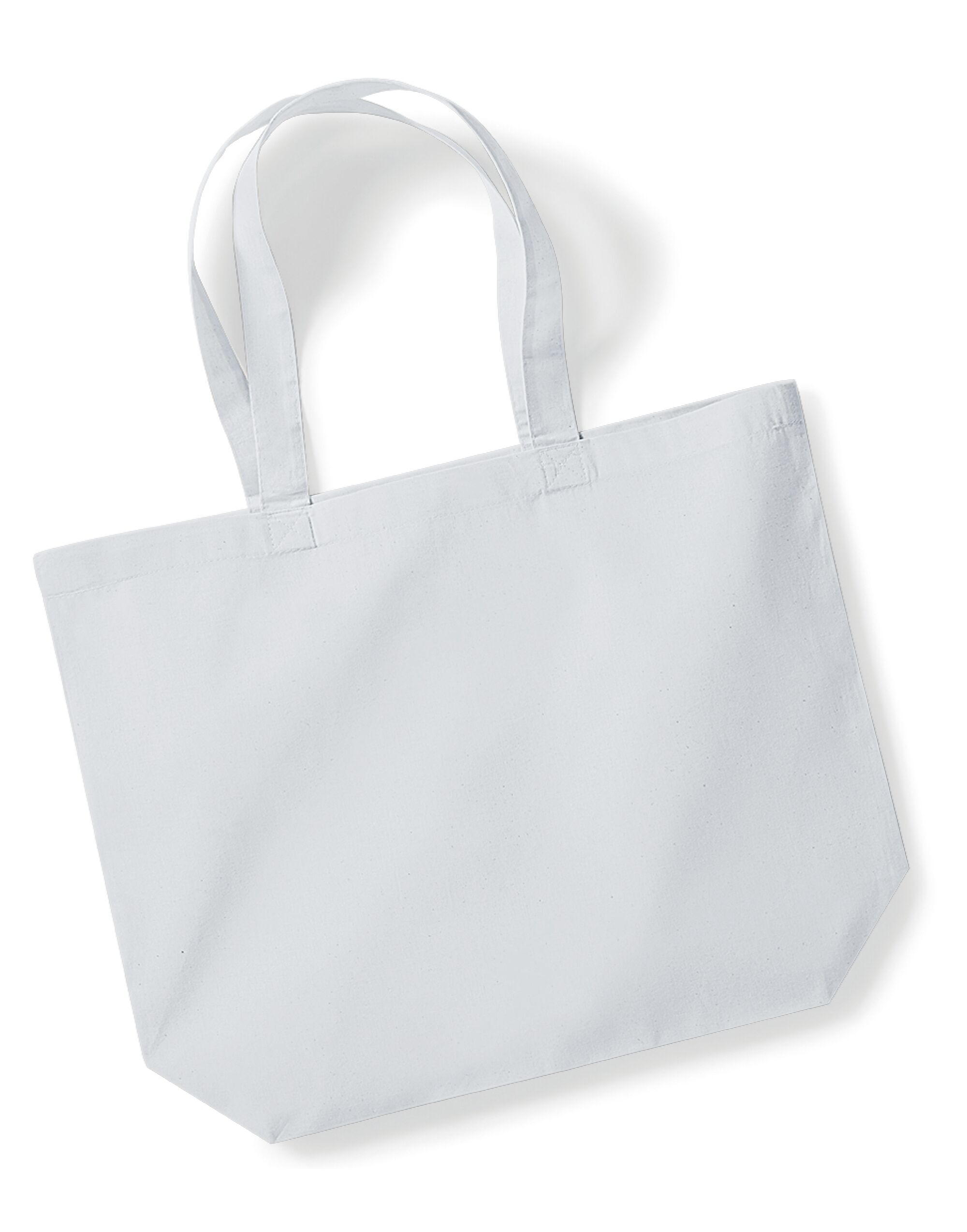 Light Grey Organic Premium Cotton Maxi Tote