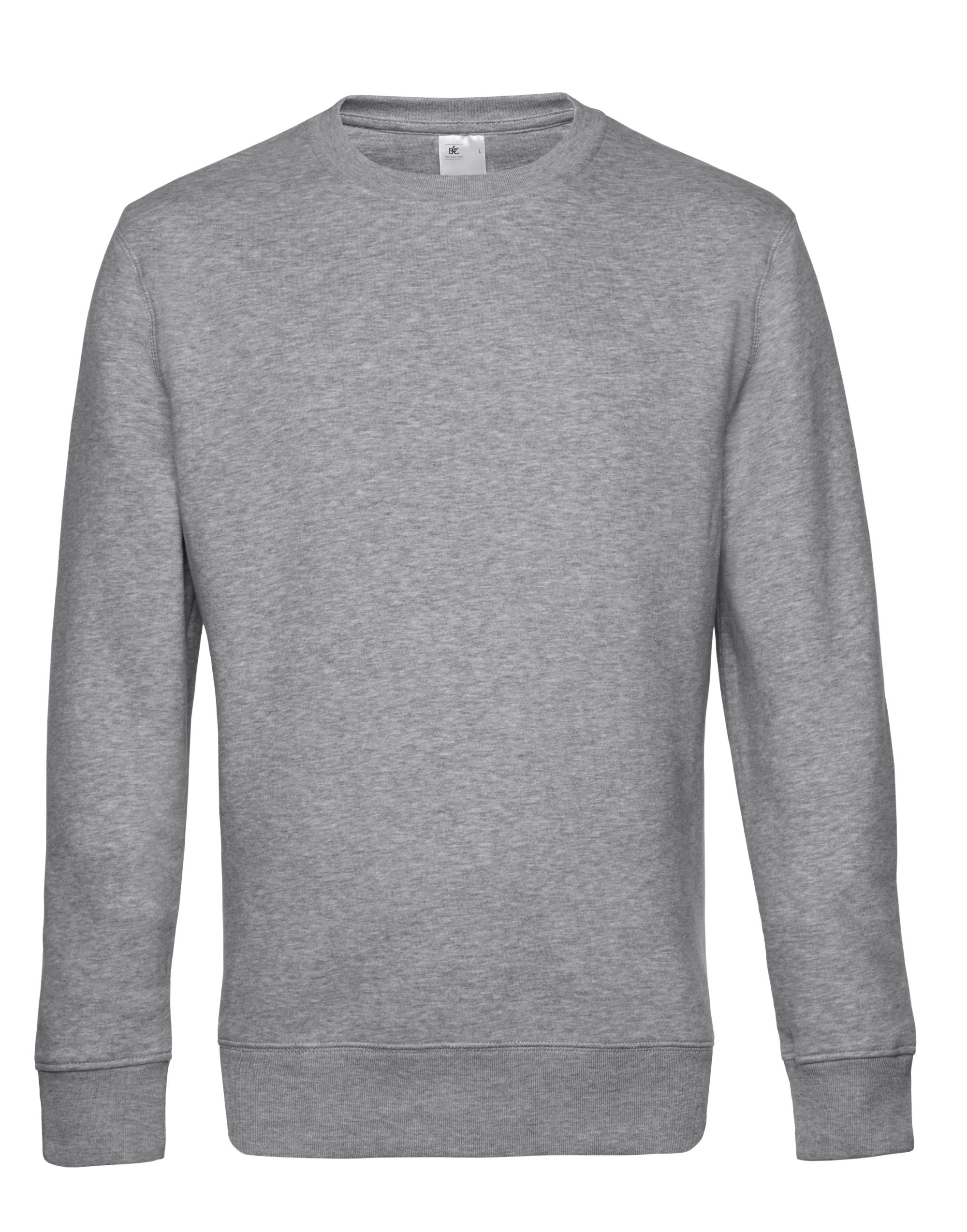 WU01K KING Crew Neck Heather Grey WU01K KING Crew Neck Heather Grey