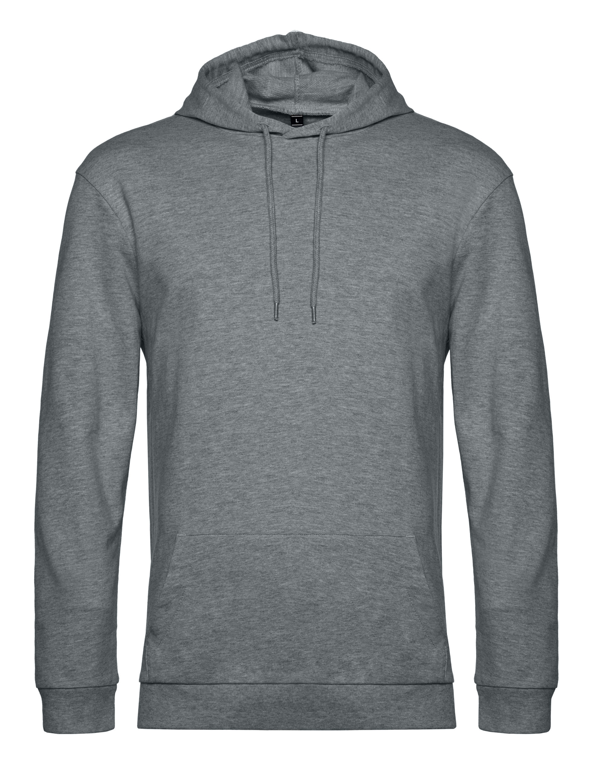 WU03W Men’s #Hooded Sweat Heather Mid Grey
