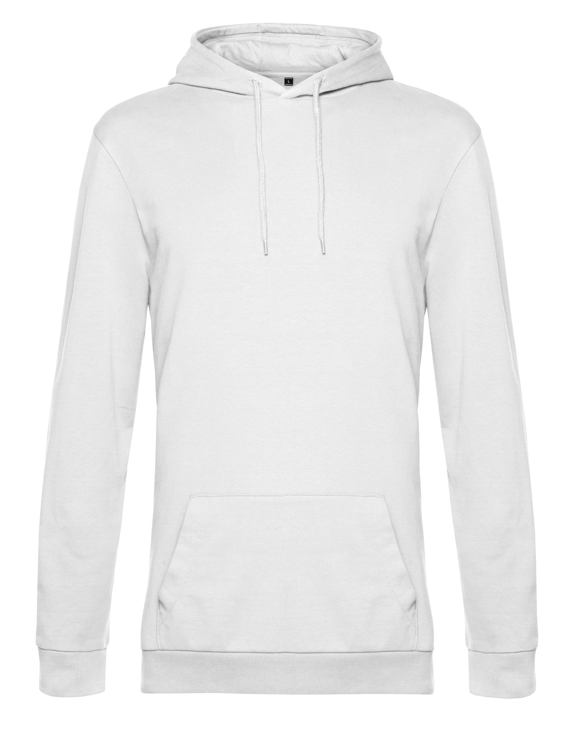 WU03W Men’s #Hooded Sweat White
