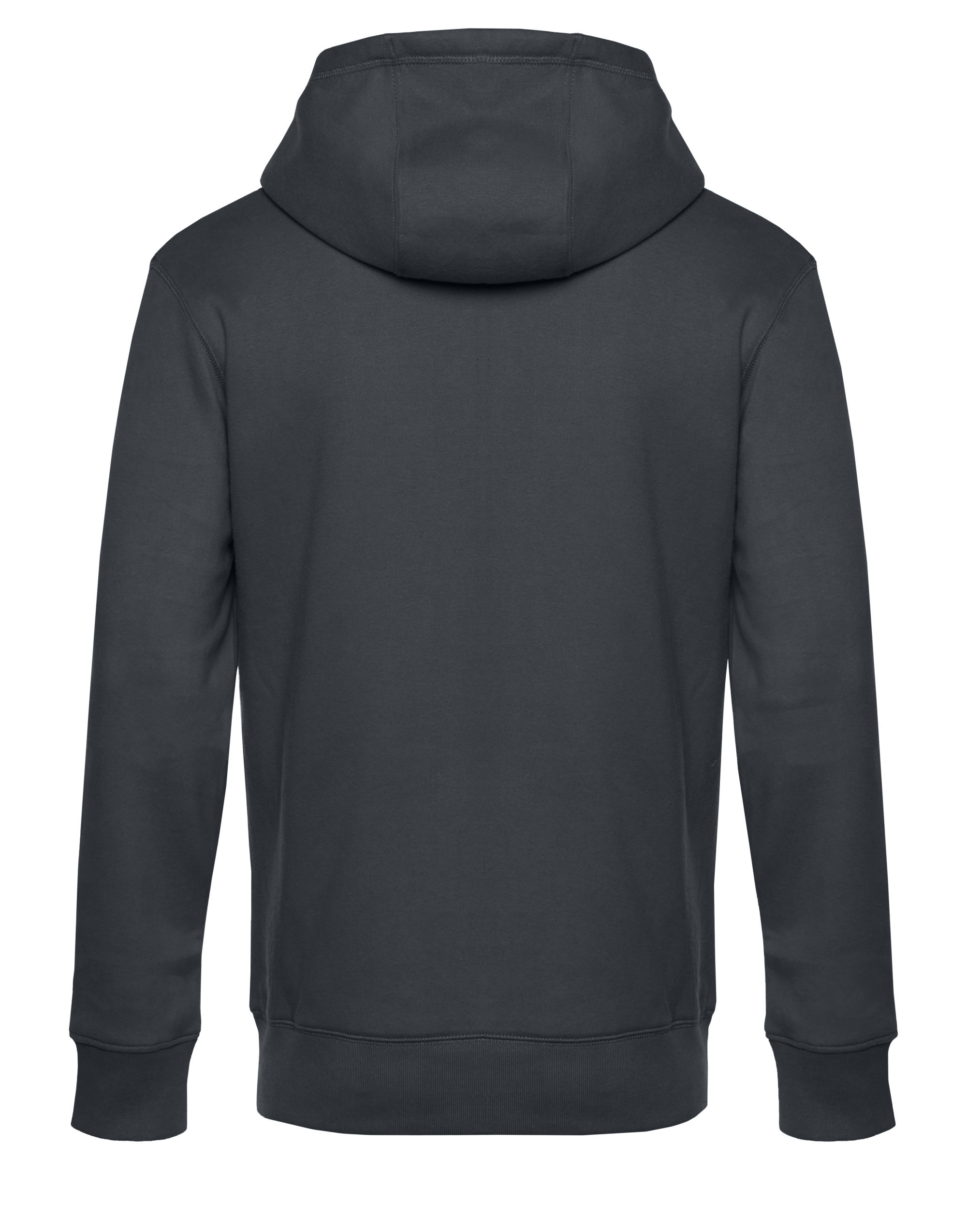 WU03K KING Zipped Hood Asphalt