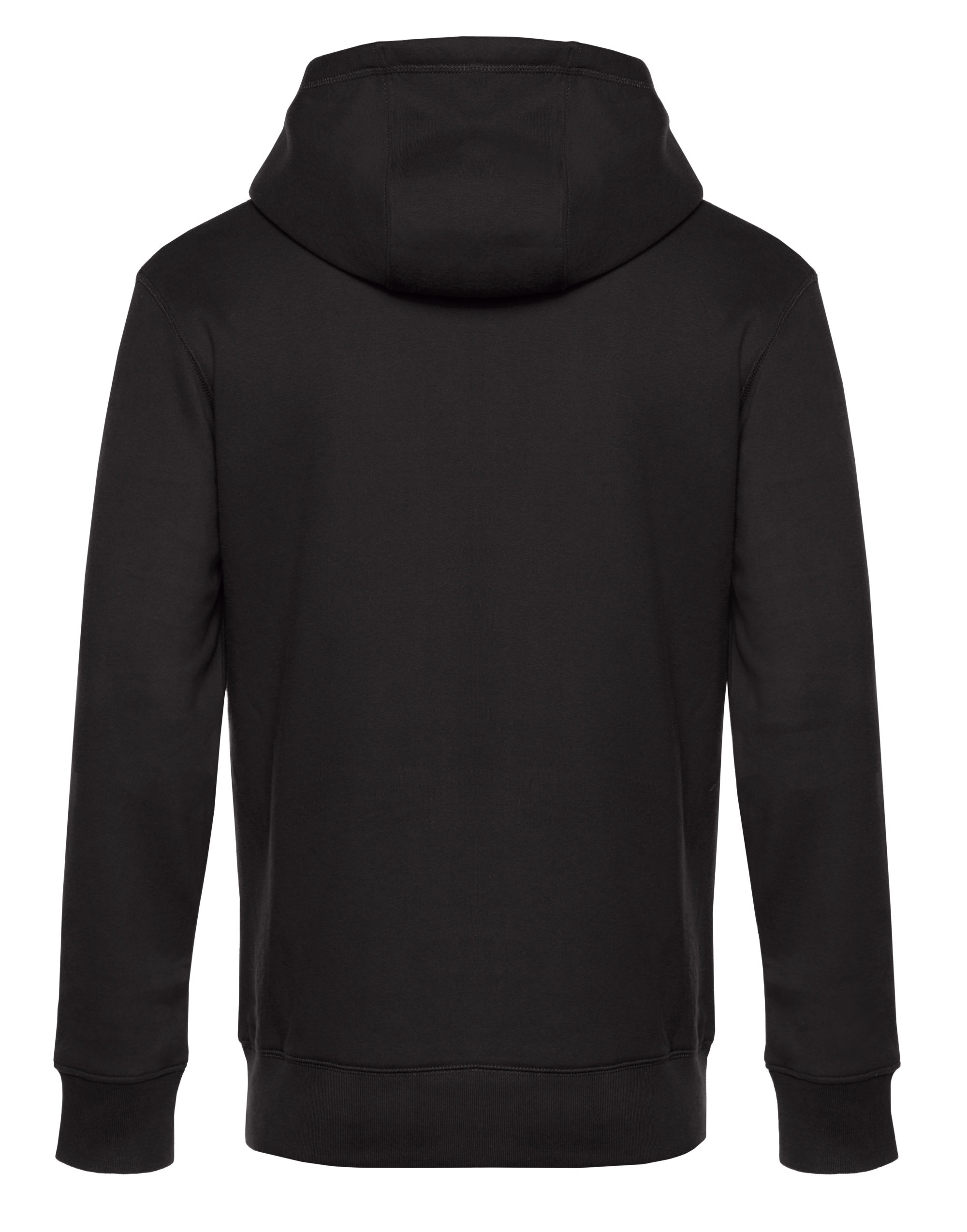 WU03K KING Zipped Hood Black Pure