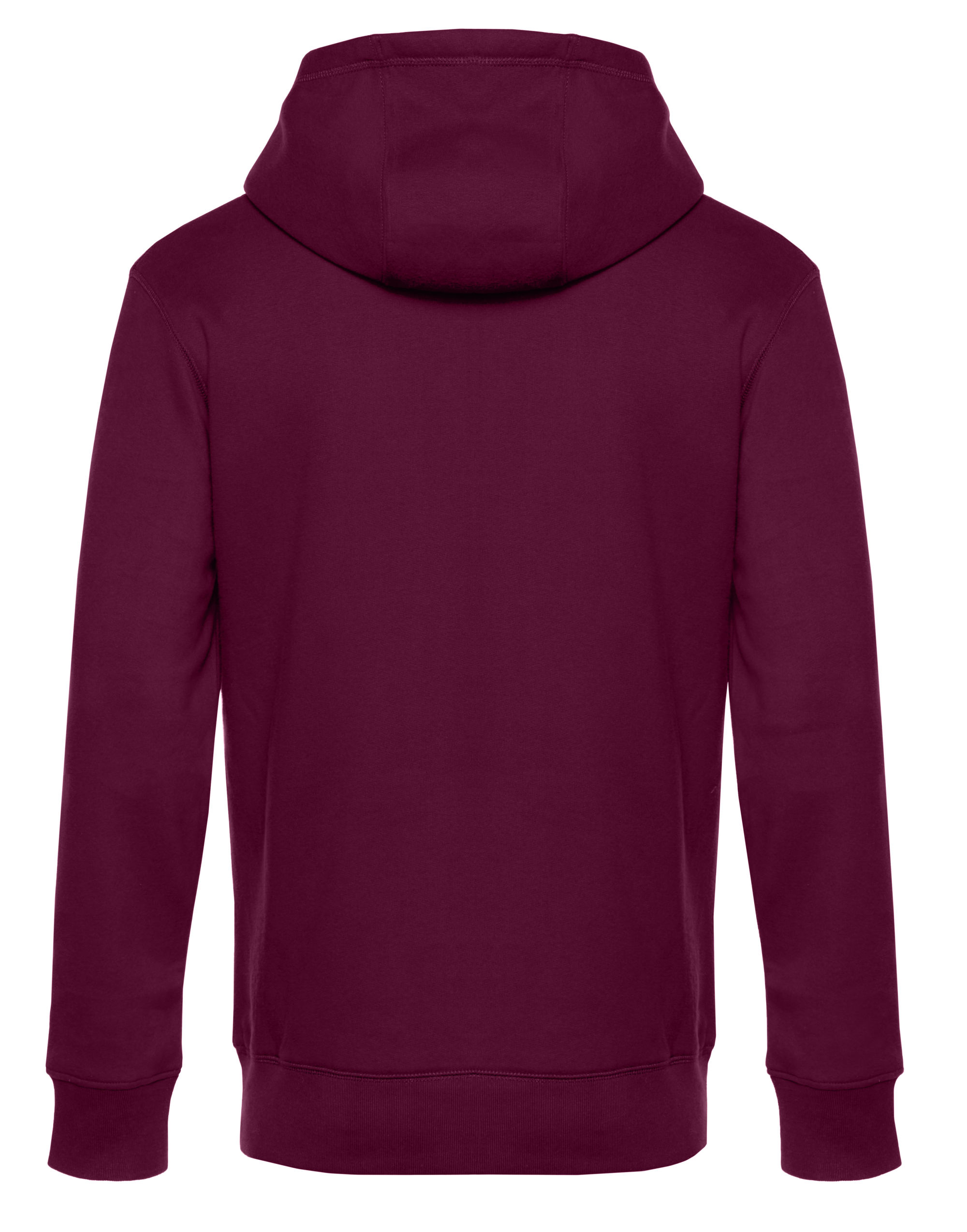 WU03K KING Zipped Hood Dark Cherry